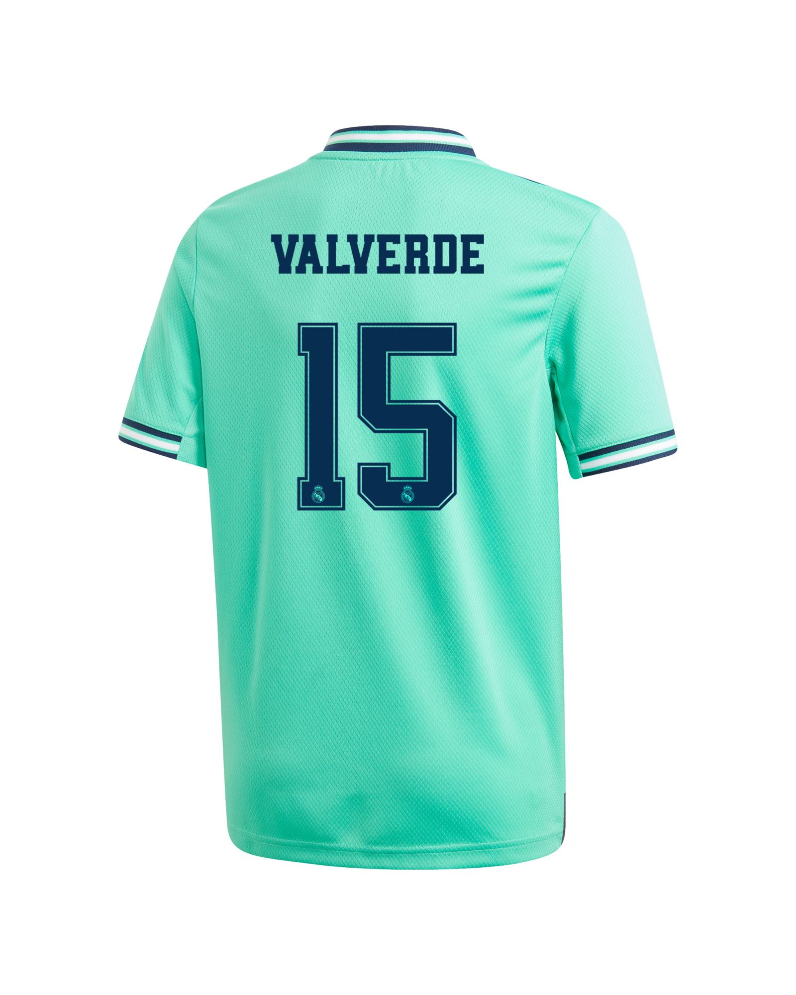 Camiseta 3ª Real Madrid 2019/2020 Junior Verde Valverde - Fútbol Factory