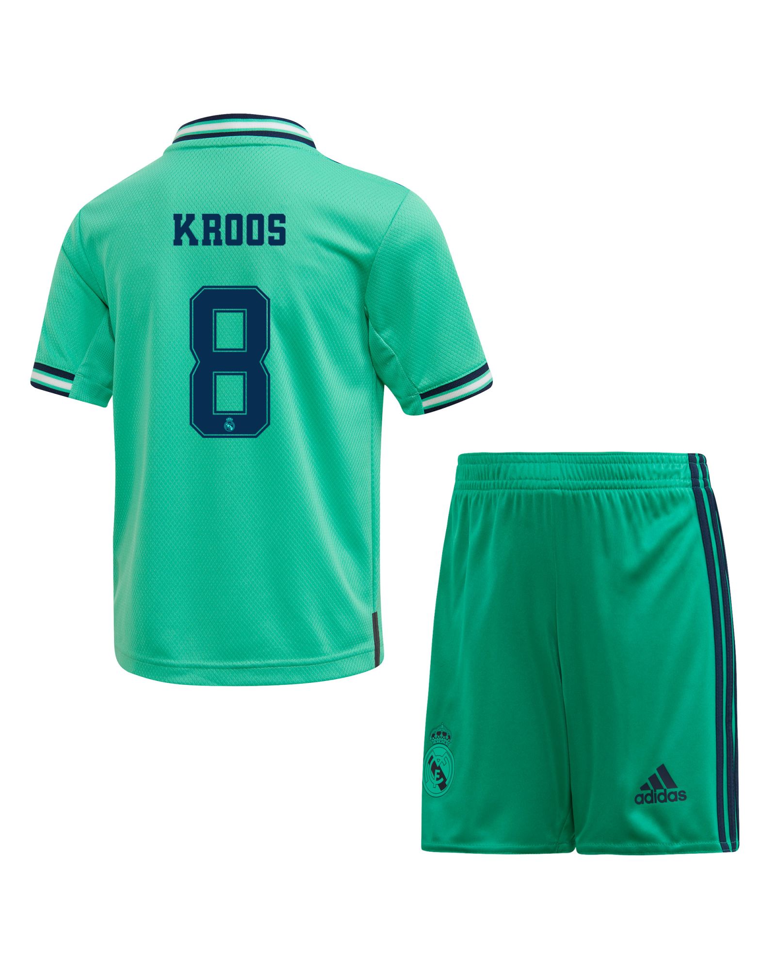 Conjunto 3ª Real Madrid 2019/2020 Infantil Verde Kroos - Fútbol Factory