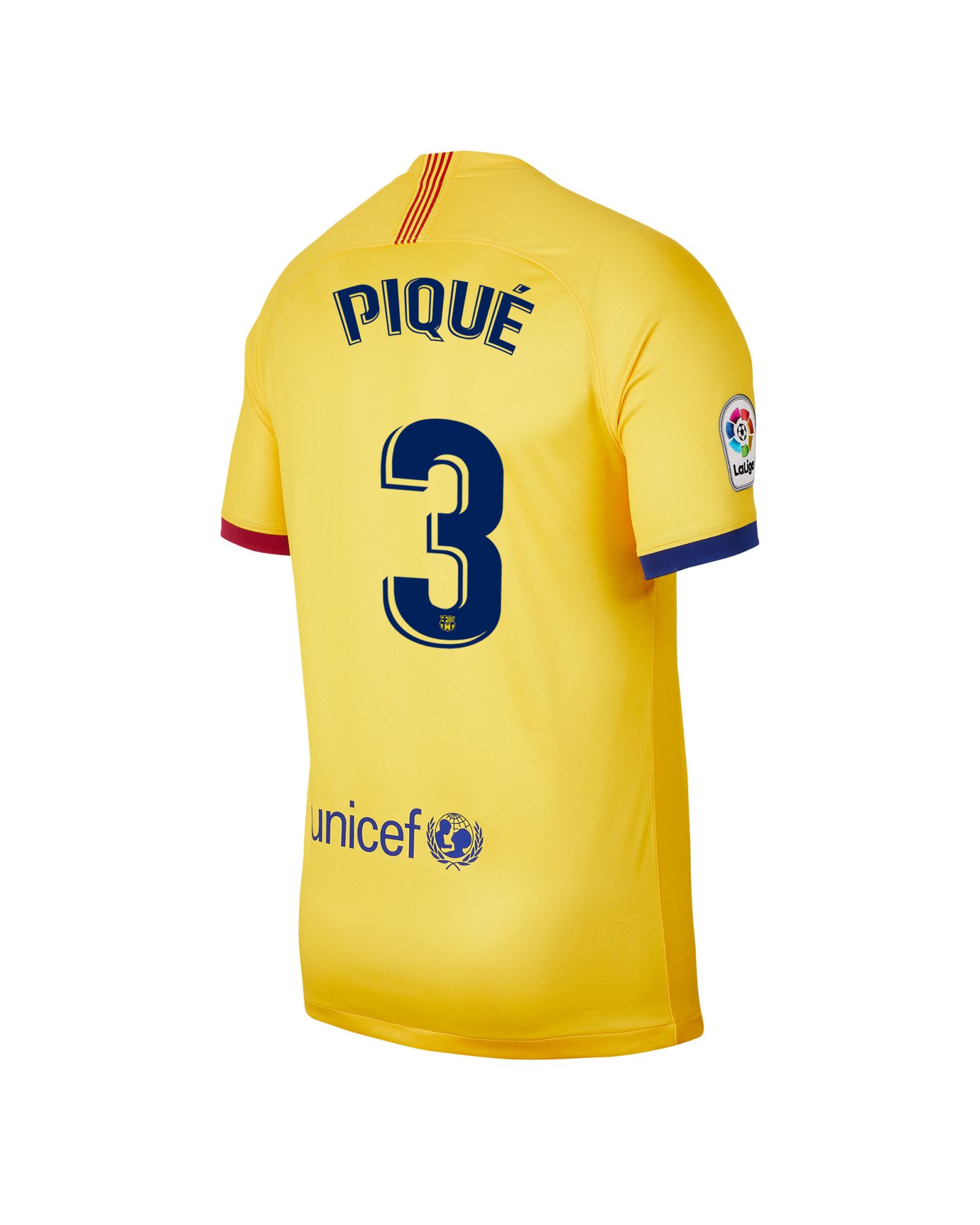 Camiseta 2ª FC Barcelona 2019/2020 Amarillo Piqué - Fútbol Factory