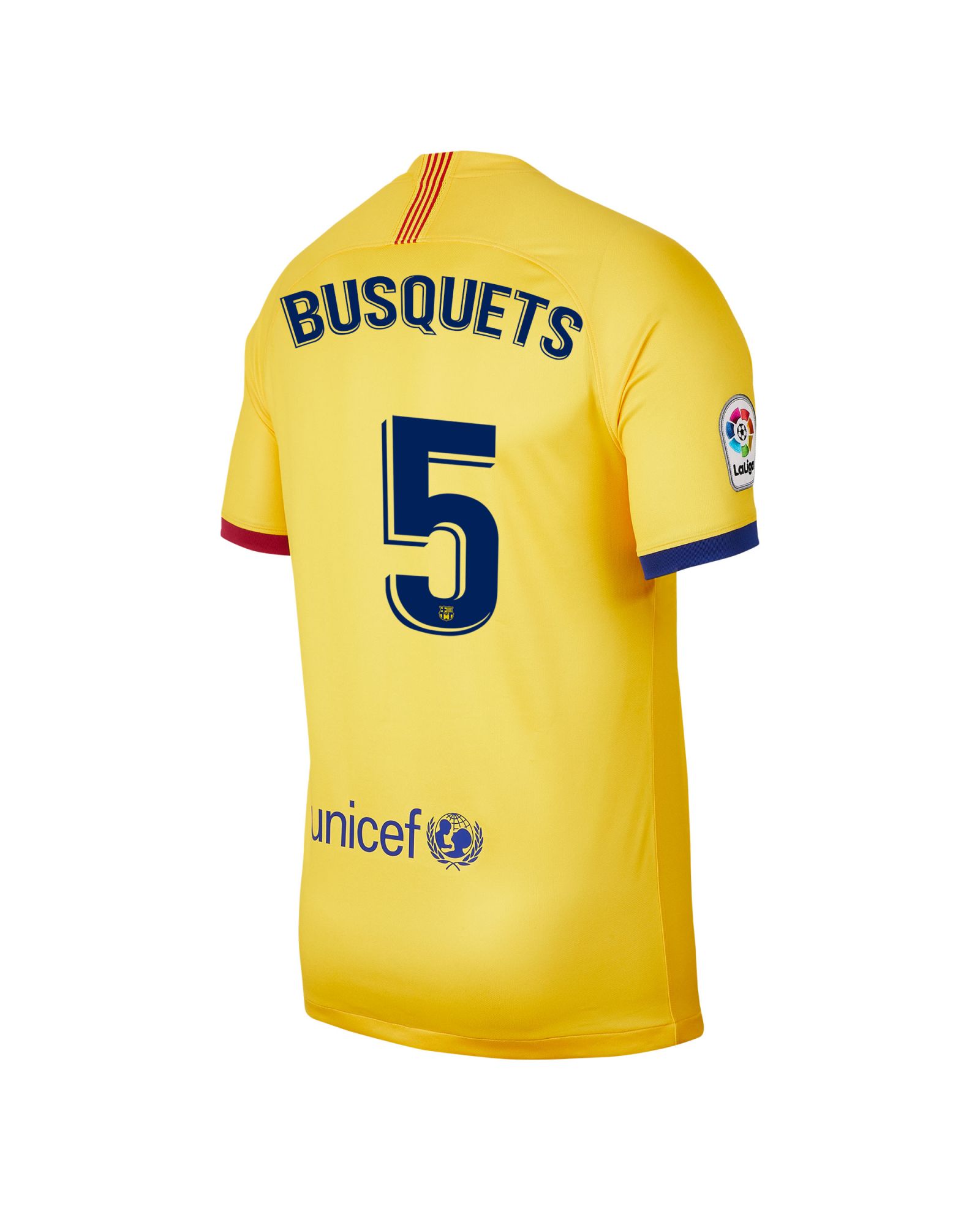 Camiseta 2ª FC Barcelona 2019/2020 Amarillo Busquets - Fútbol Factory