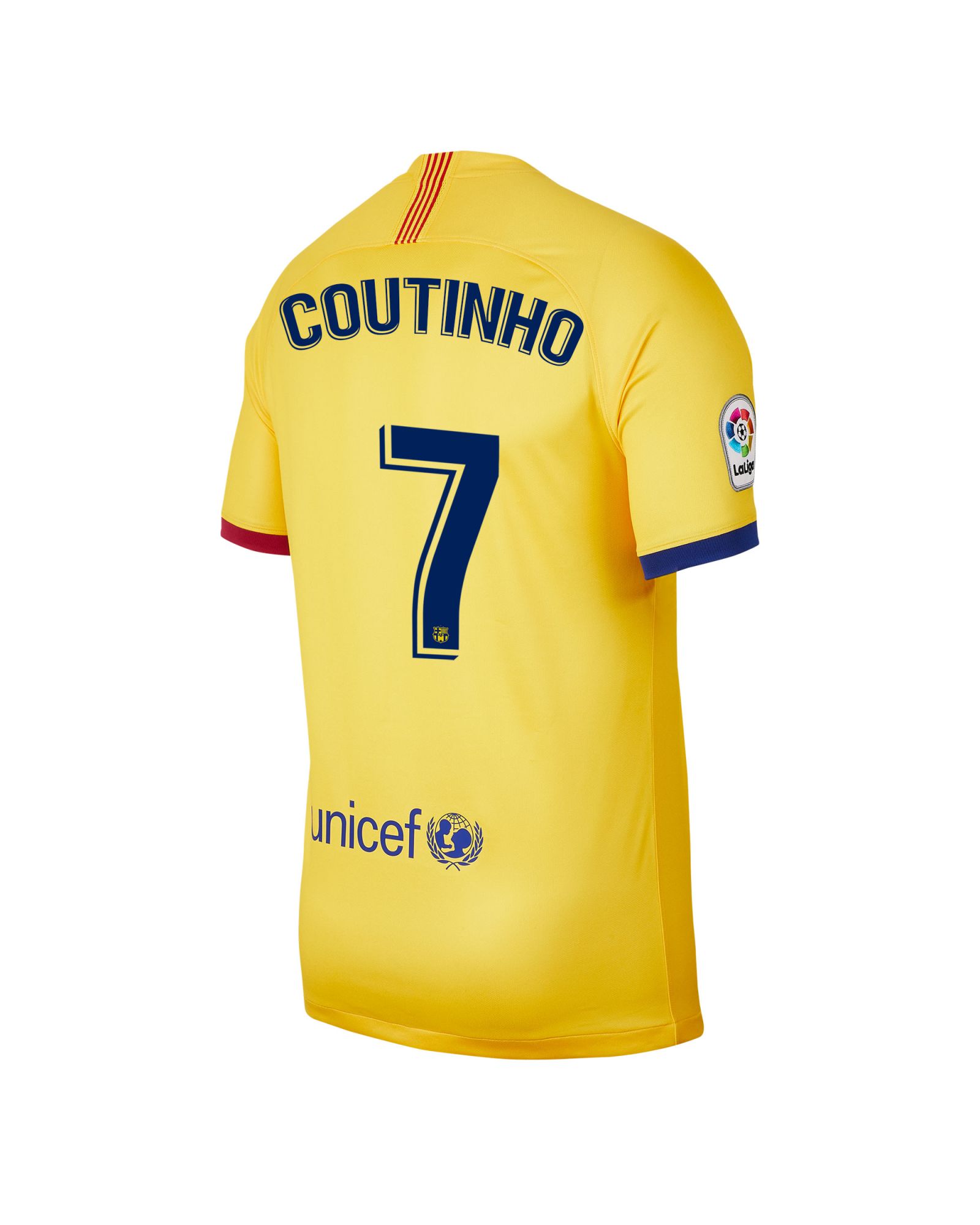 Camiseta 2ª FC Barcelona 2019/2020 Amarillo Coutinho - Fútbol Factory