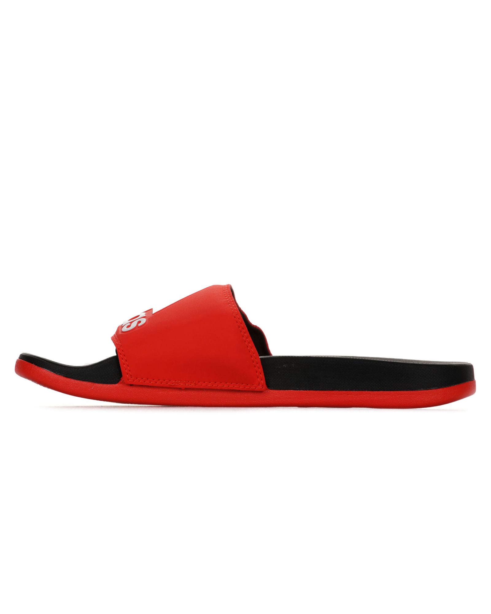 Chanclas Adilette Comfort Junior Rojo - Fútbol Factory