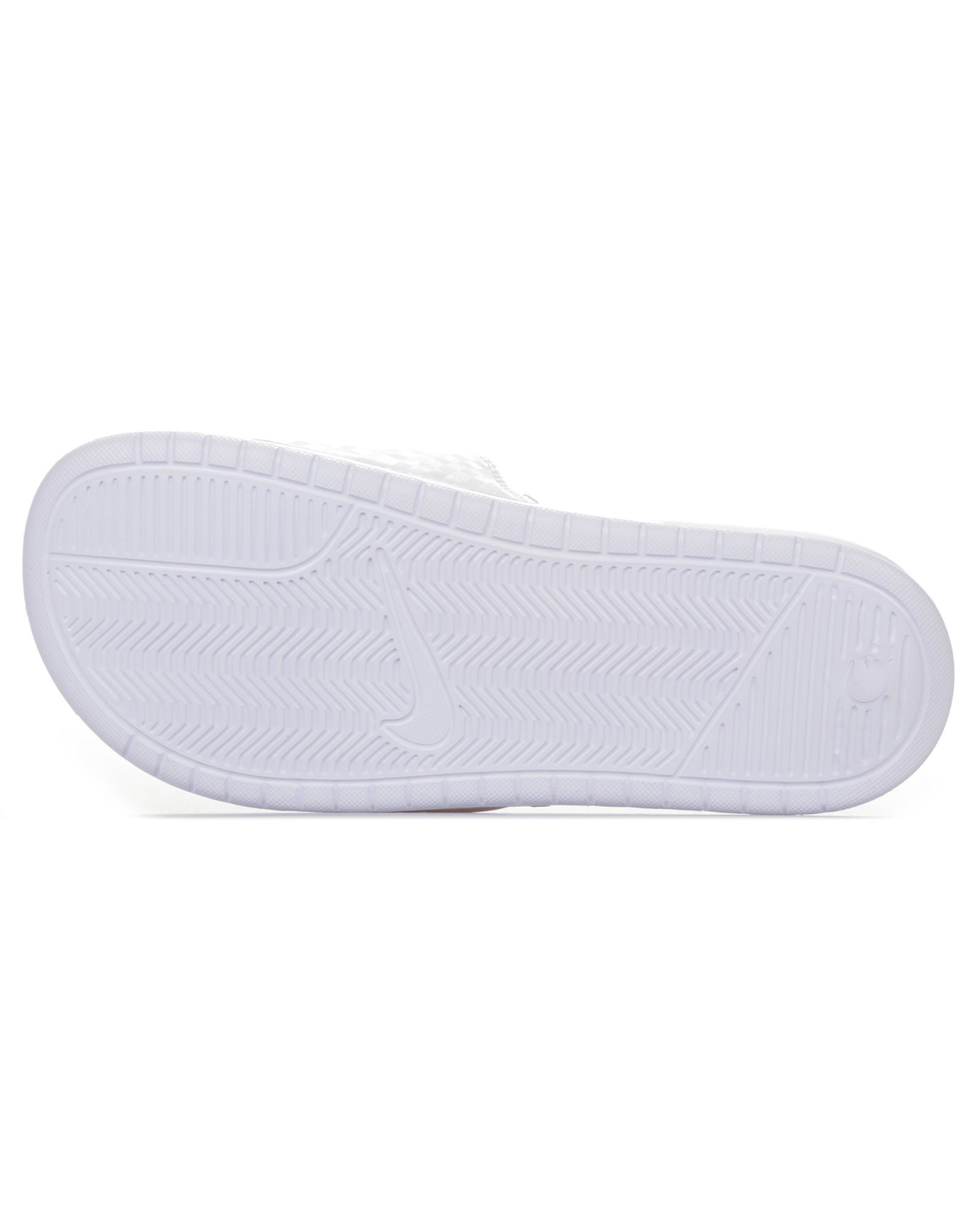 Chanclas Benassi JDI Blanco - Fútbol Factory