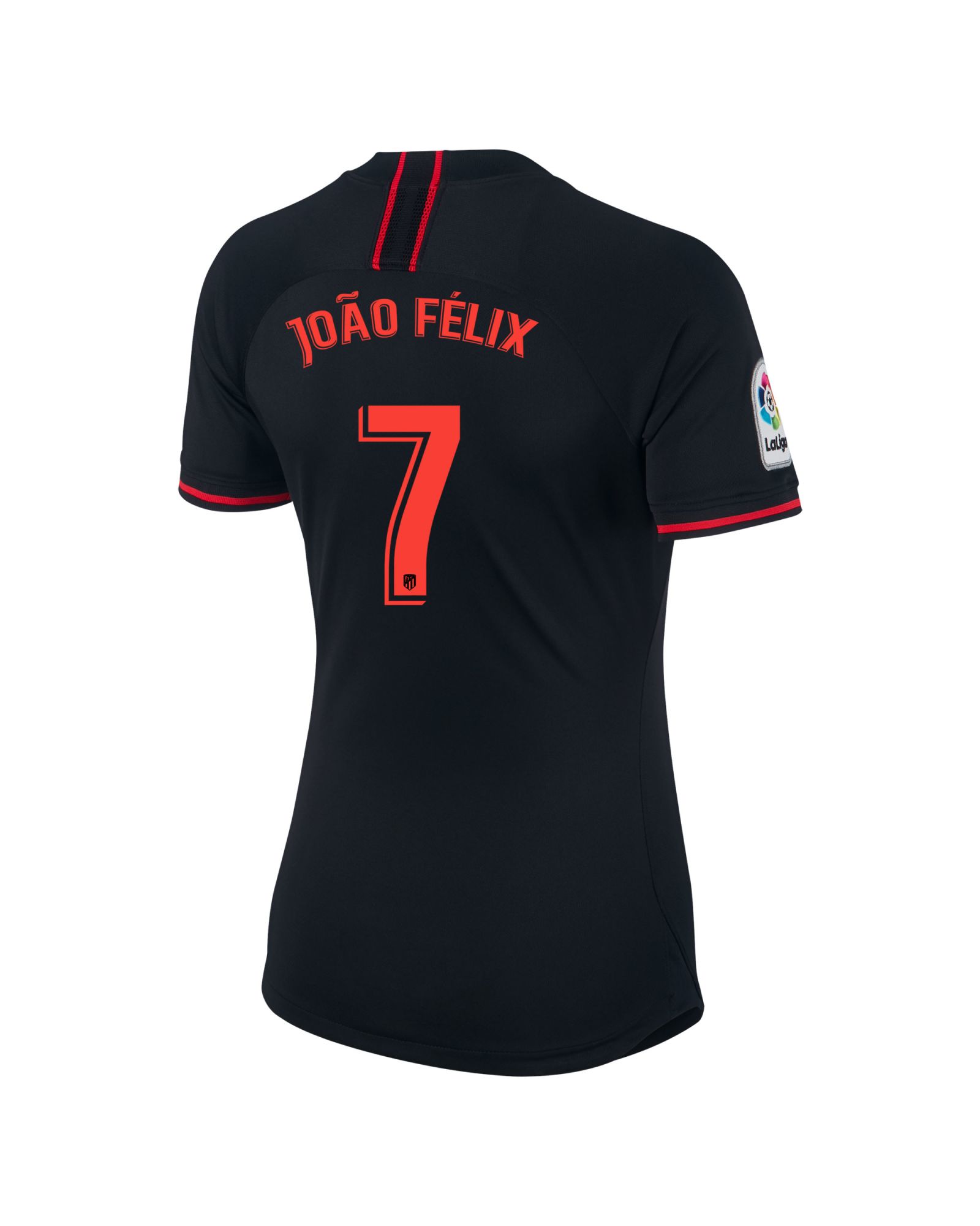 Camiseta 2ª Atlético de Madrid 2019/2020 Mujer Negro Joao Félix - Fútbol Factory