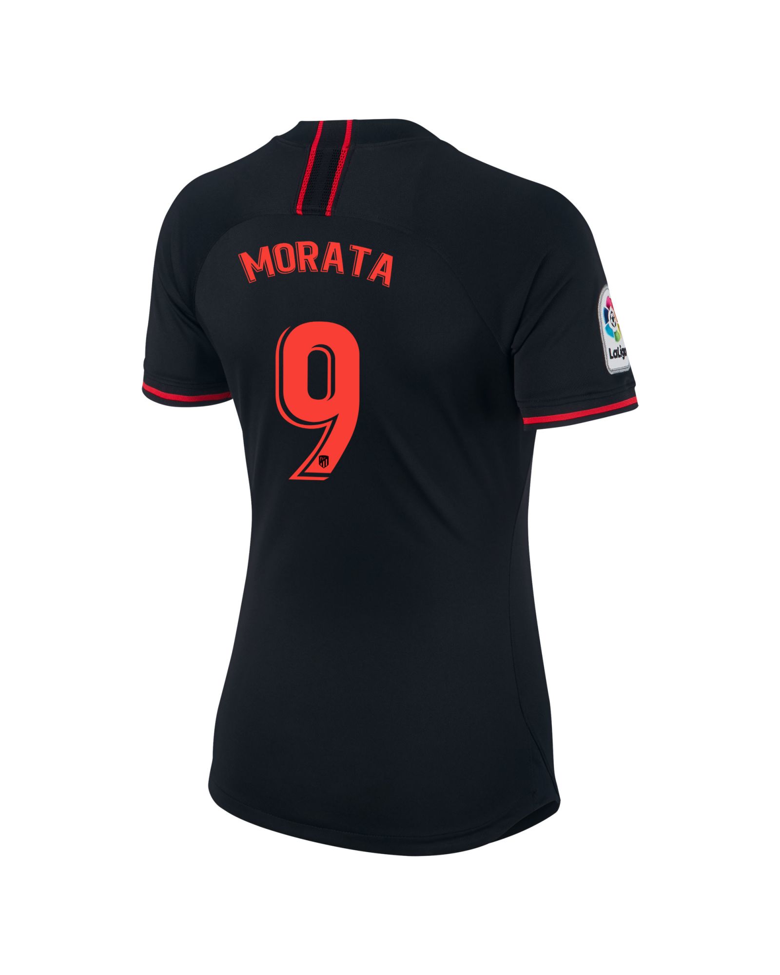 Camiseta 2ª Atlético de Madrid 2019/2020 Mujer Negro Morata - Fútbol Factory