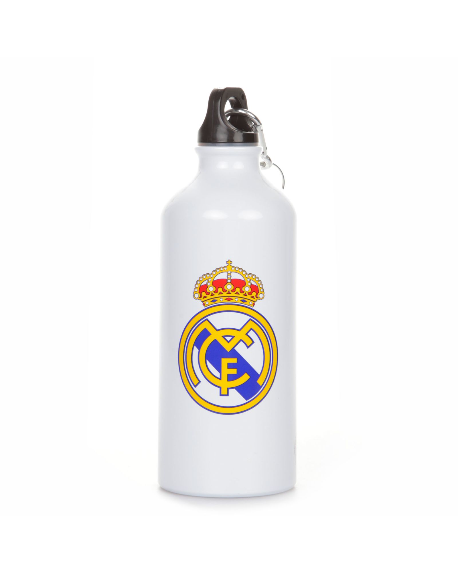 Botella aluminio con clip Real Madrid Himno Escudo - Kilumio