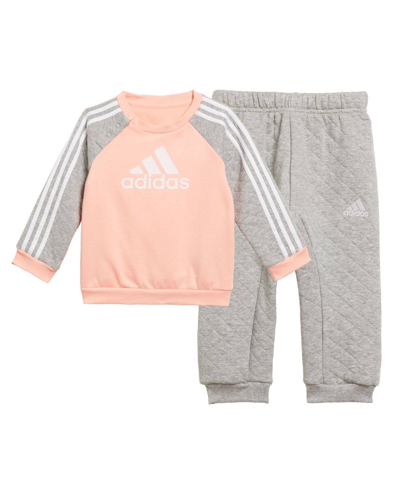 Chándal Warm Bebé Rosa Gris - Fútbol Factory