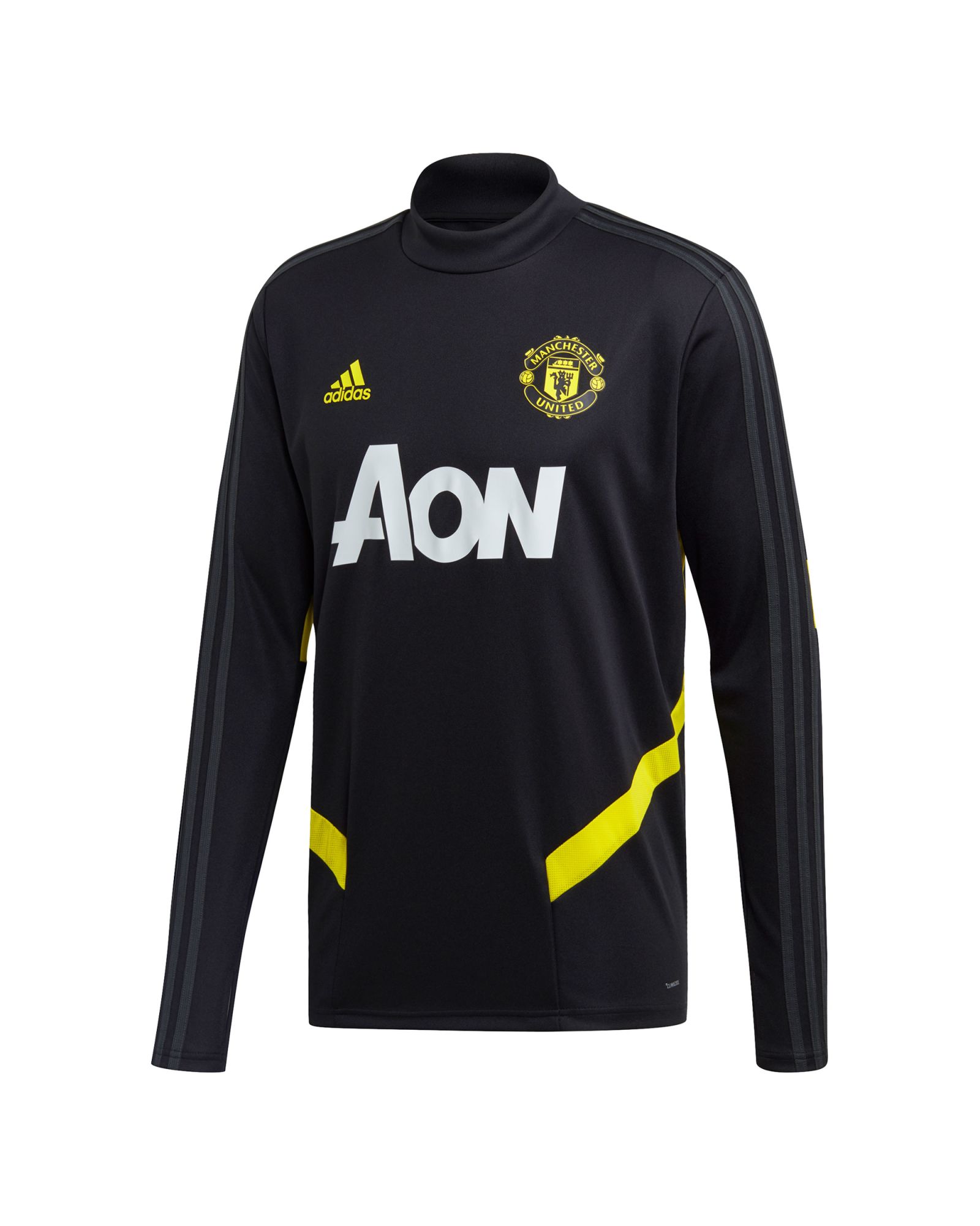 Sudadera de Training Manchester United 2019/2020 Negro Amarillo - Fútbol Factory