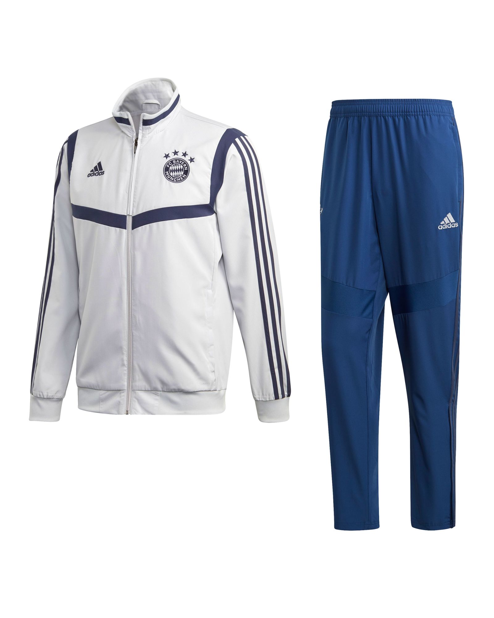 Chándal adidas Bayern blanco y gris