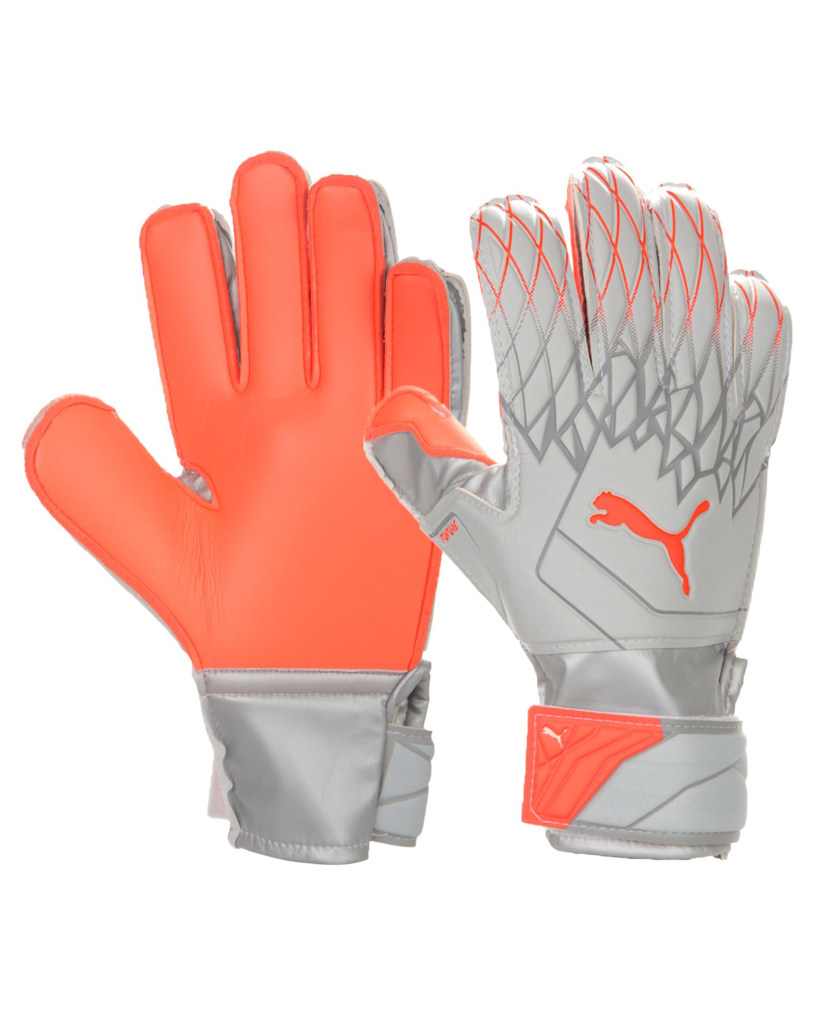 Guantes Future Grip 19.4 Gris Rojo - Fútbol Factory