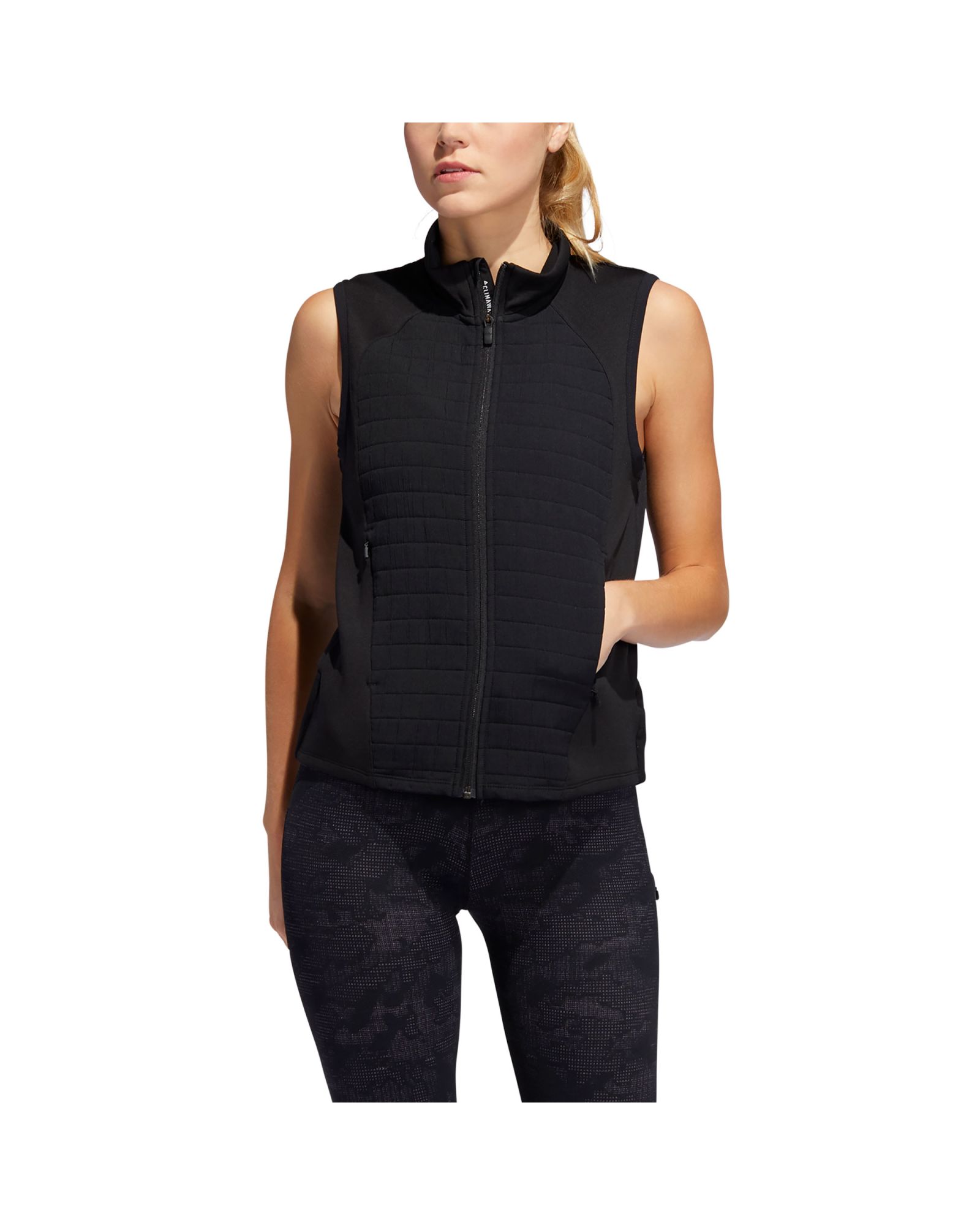 Chaleco de Training Quilted Climawarm Mujer Negro - Fútbol Factory