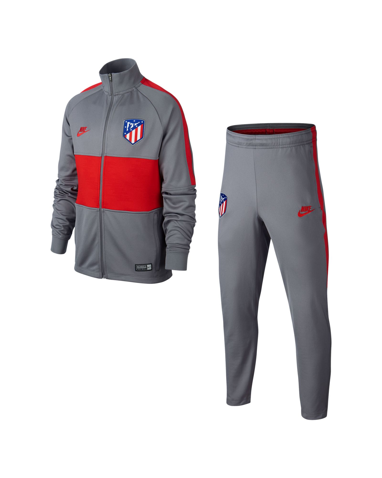 Chándal Pre-Match Atlético de Madrid 2019/2020 Strike Junior Gris Rojo - Fútbol Factory