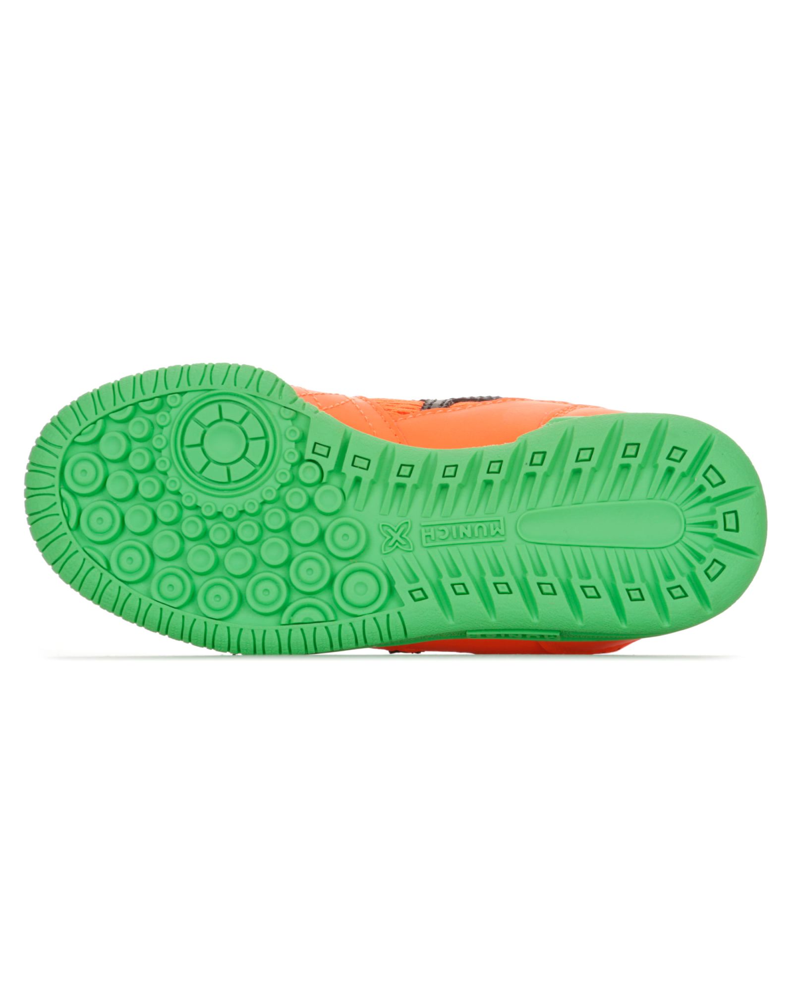 Zapatillas de Fútbol Sala G-3 IN Velcro Junior Naranja Verde - Fútbol Factory