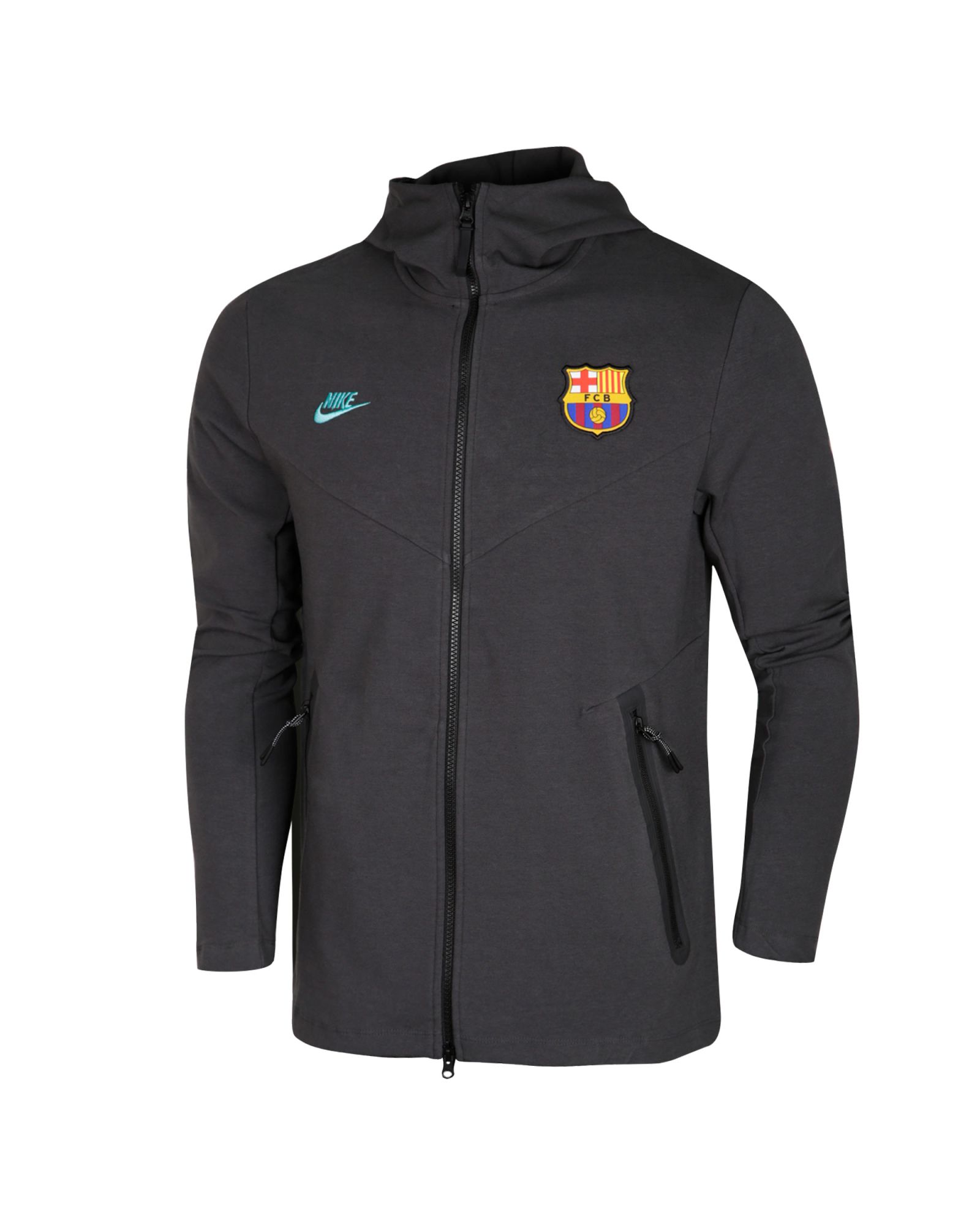 Chaqueta de Paseo FC Barcelona 2019/2020 Tech Pack Gris - Fútbol Factory