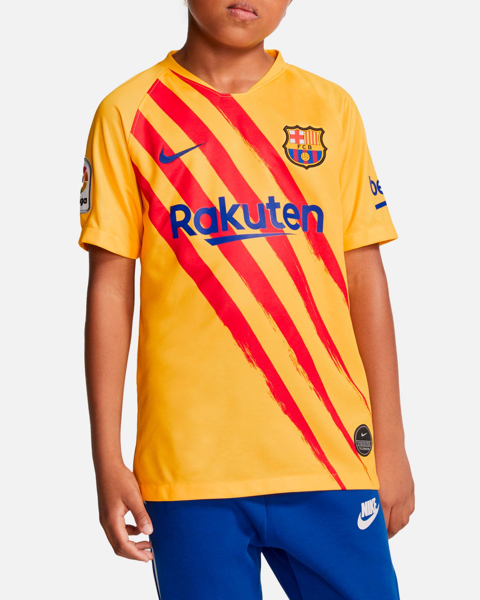 Camiseta 4ª FC Barcelona 2019/2020 Junior Amarillo - Fútbol Factory