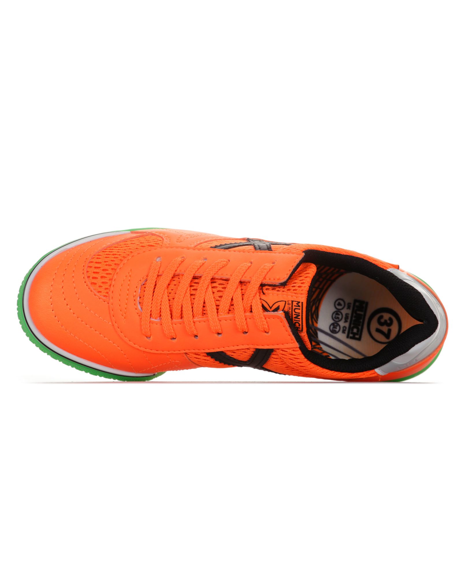 Zapatillas de Fútbol Sala G-3 IN Junior Naranja Verde - Fútbol Factory