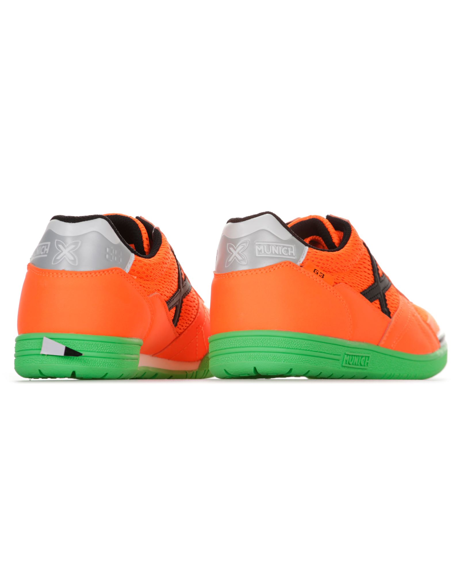 Zapatillas de Fútbol Sala G-3 IN Junior Naranja Verde - Fútbol Factory