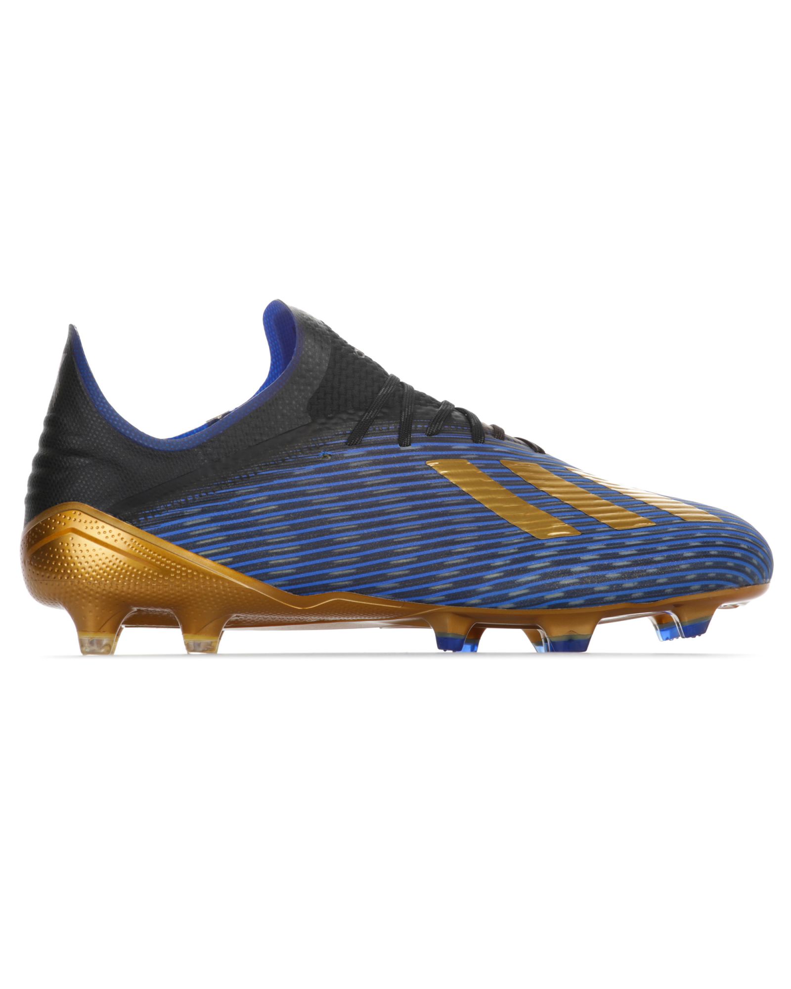 llamada Bronceado híbrido Botas de Fútbol X 19.1 FG Azul Dorado