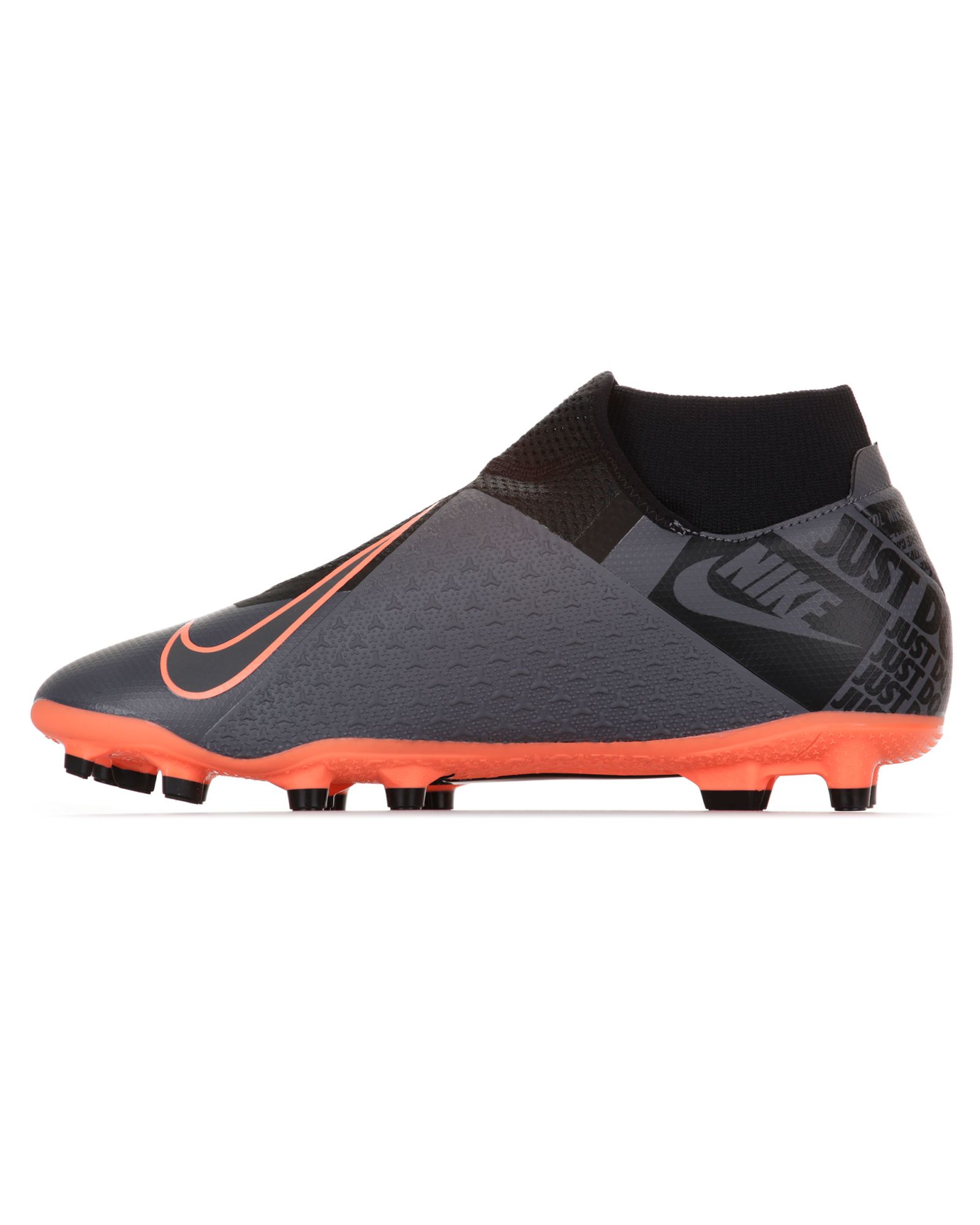 Botas de Fútbol Phantom Vision Academy DF FG/MG Negro Naranja - Fútbol Factory