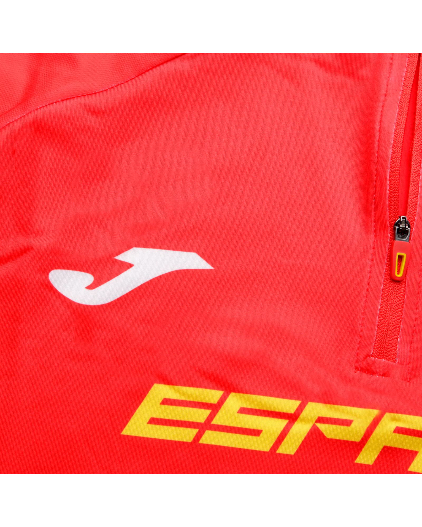 Sudadera 1/4 de Running RFEA Rojo - Fútbol Factory