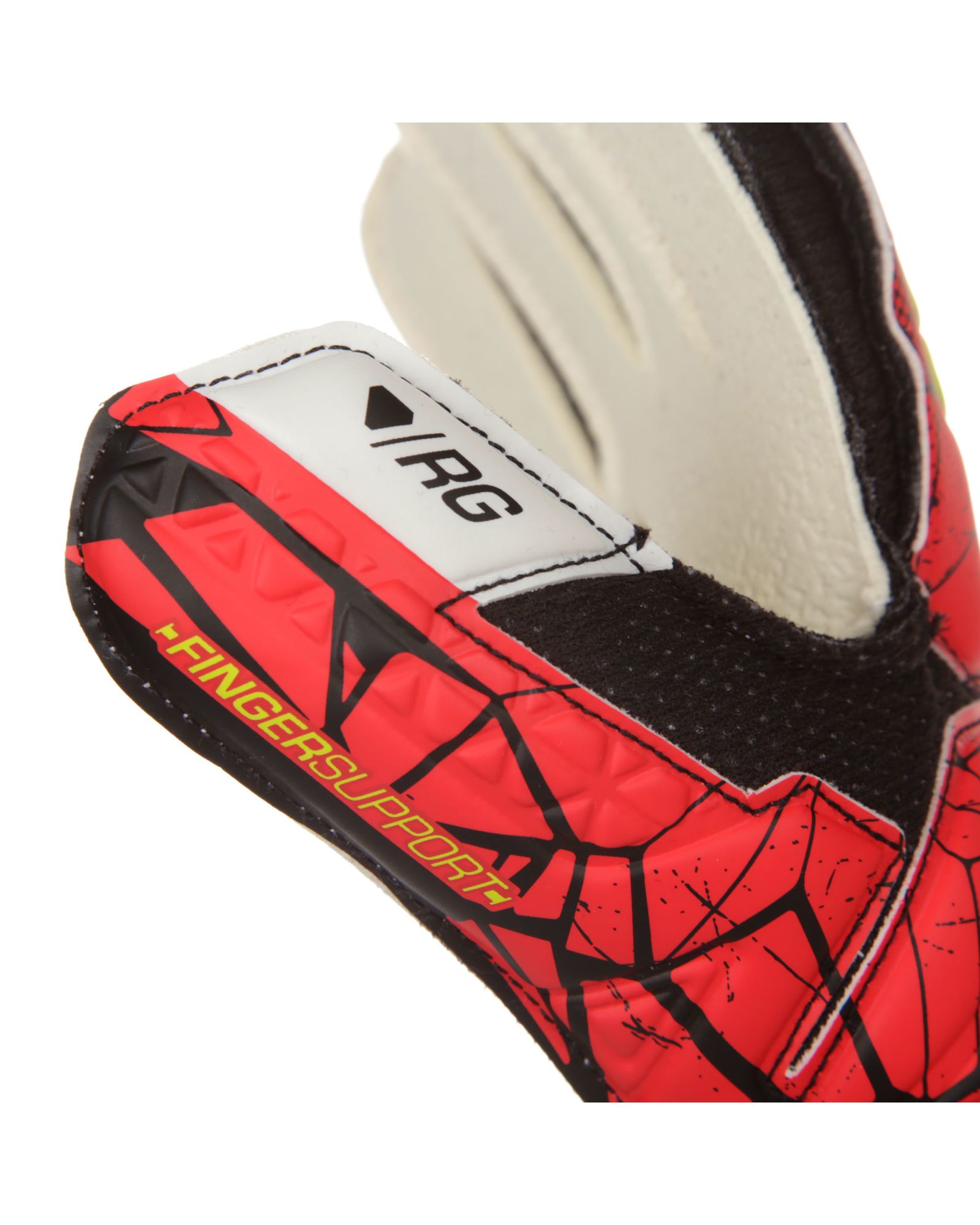 Guantes Fit Control RG Finger Support Rojo - Fútbol Factory