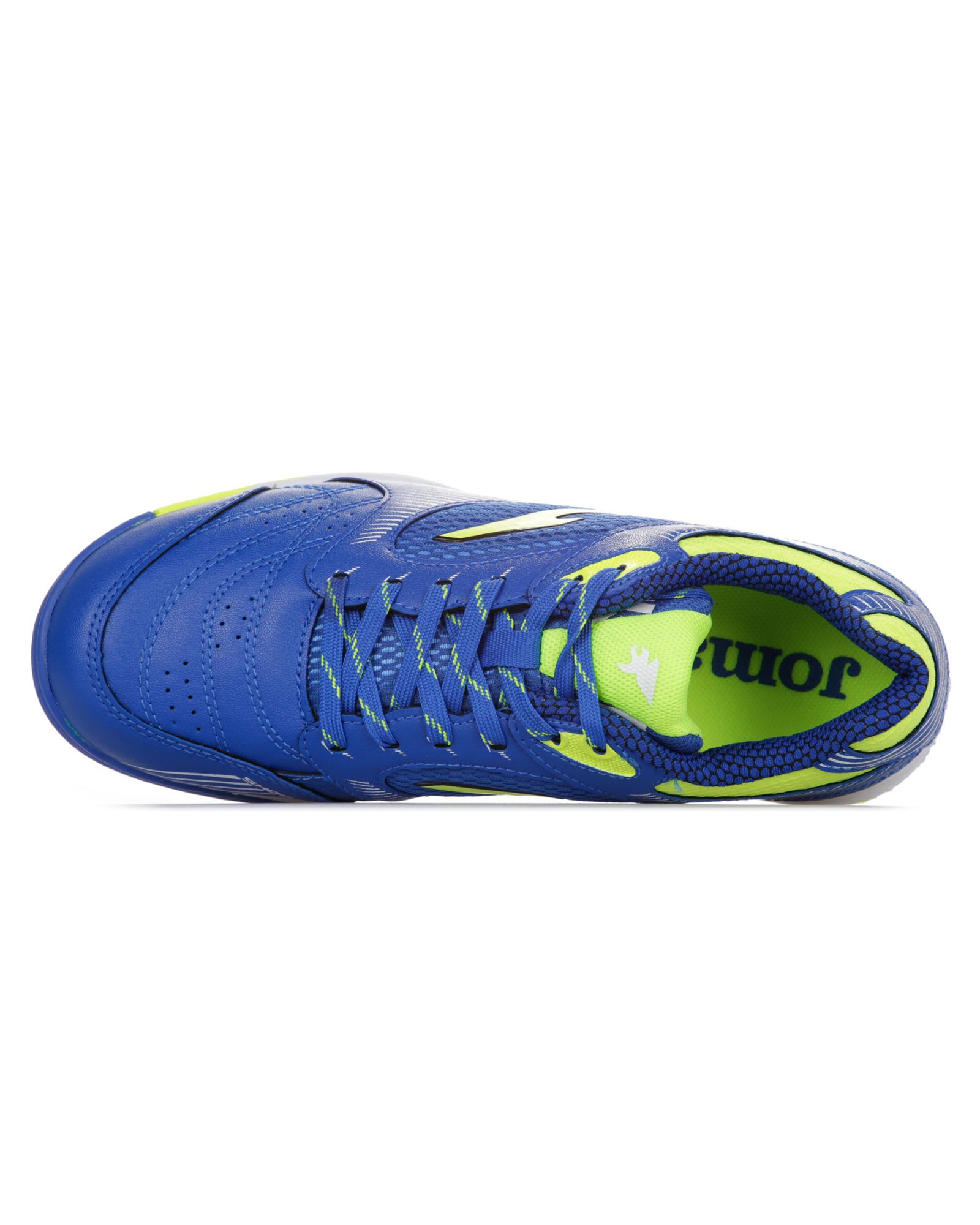 Zapatillas de Fútbol Sala Dribling IN Junior Azul Amarillo - Fútbol Factory