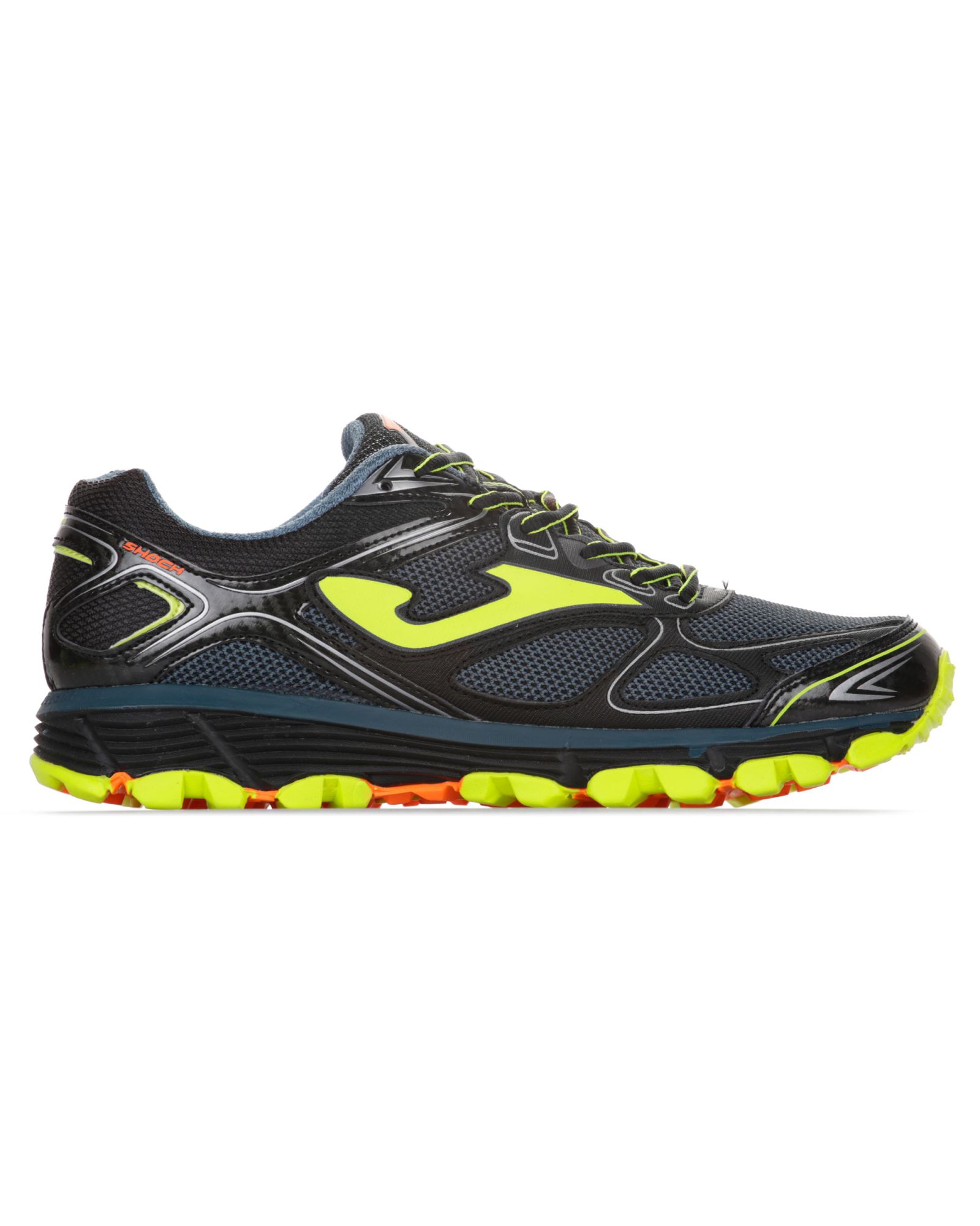 Zapatillas de Running Trail Shock Verde Amarillo - Fútbol Factory