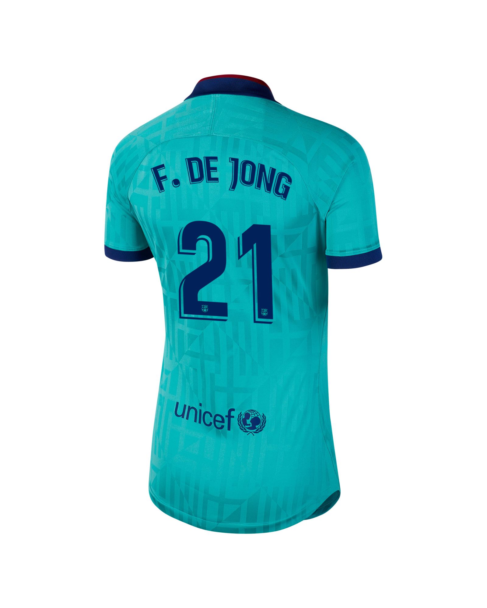 Camiseta 3ª FC Barcelona 2019/2020 Mujer Verde F. De Jong - Fútbol Factory