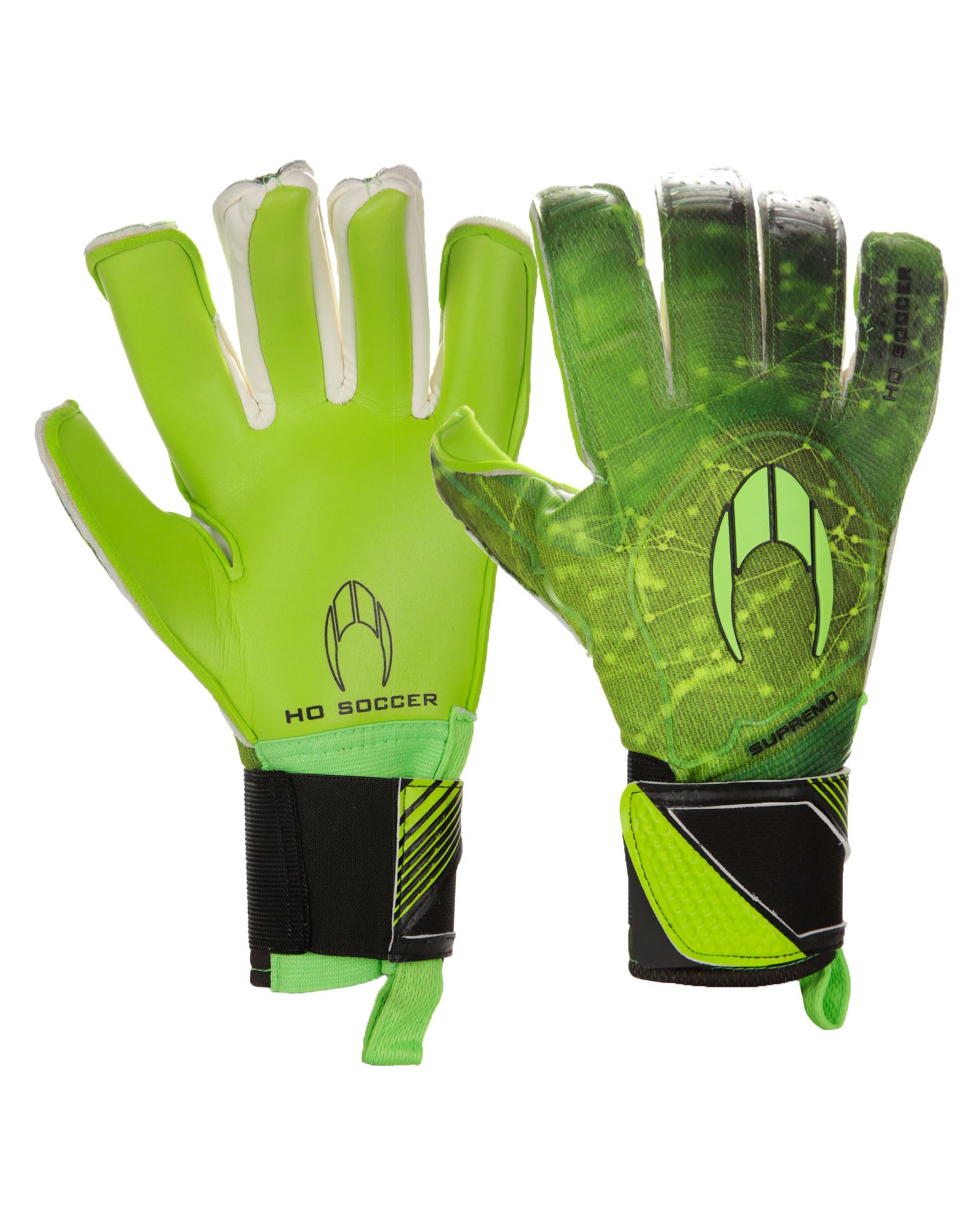 Guantes Premier Supremo II Verde Negro - Fútbol Factory