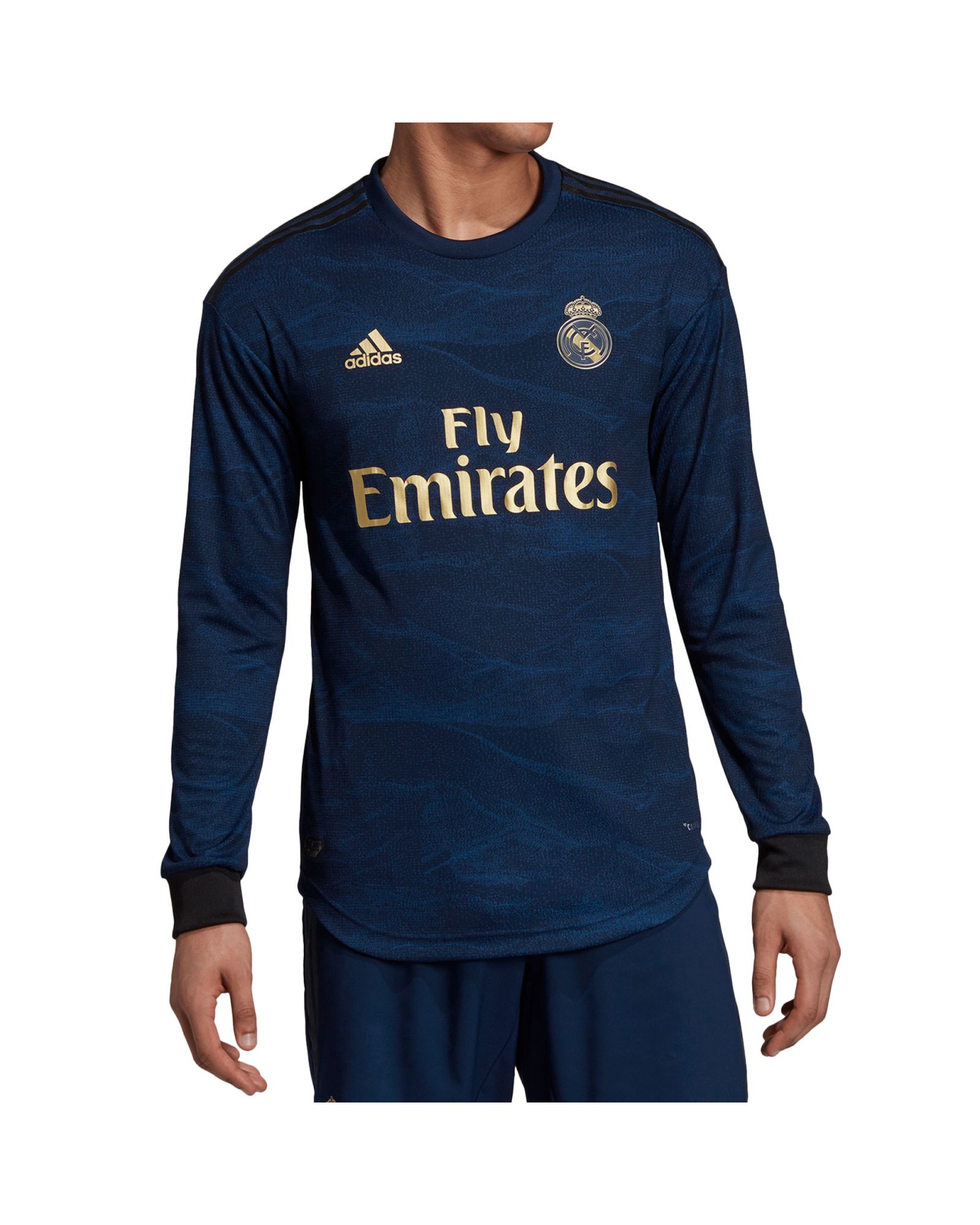 Camiseta 2ª Real Madrid 2019/2020 Manga Larga Authentic - Fútbol Factory