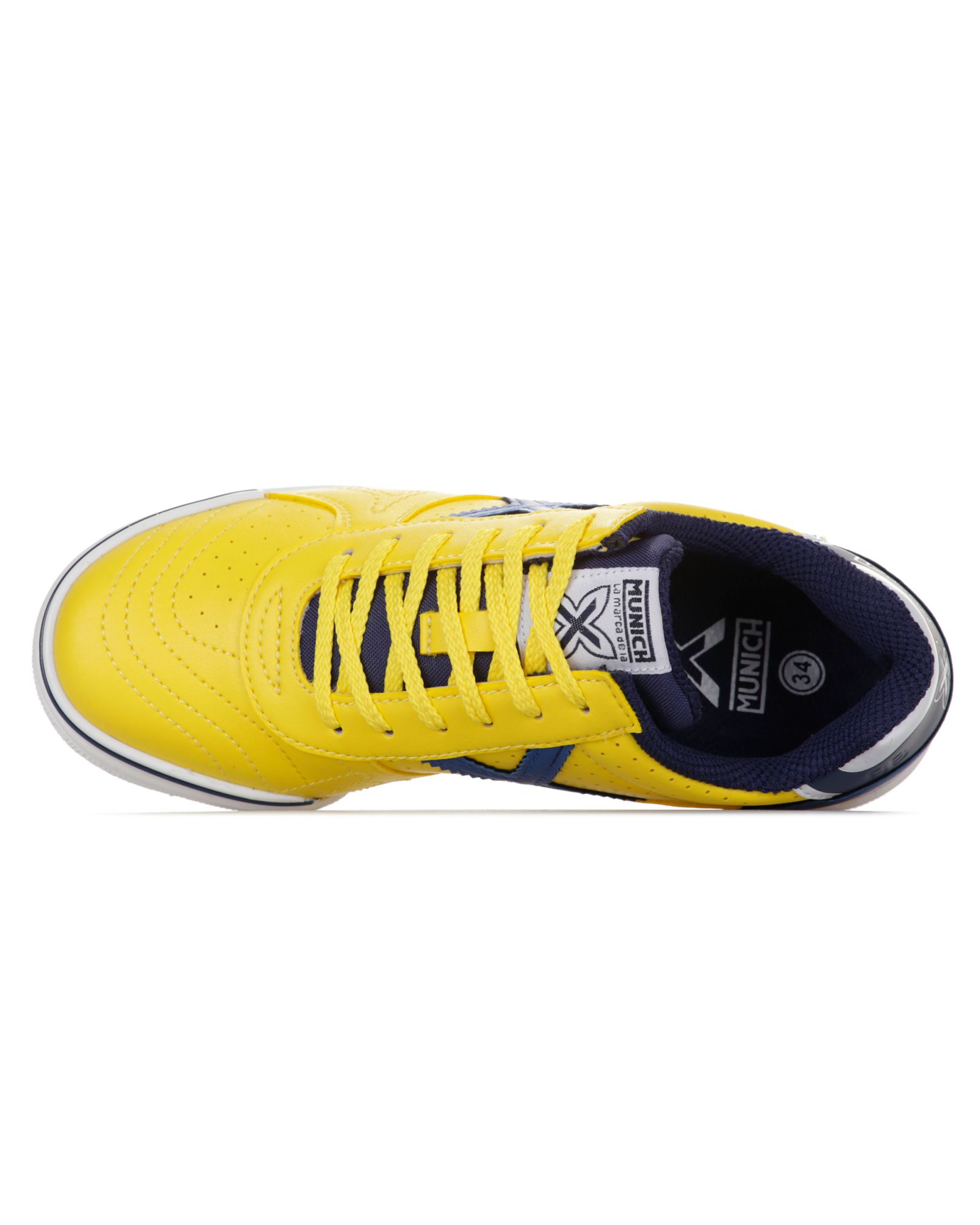 Zapatilla Infantil Fútsal Munich G3 Amarillo