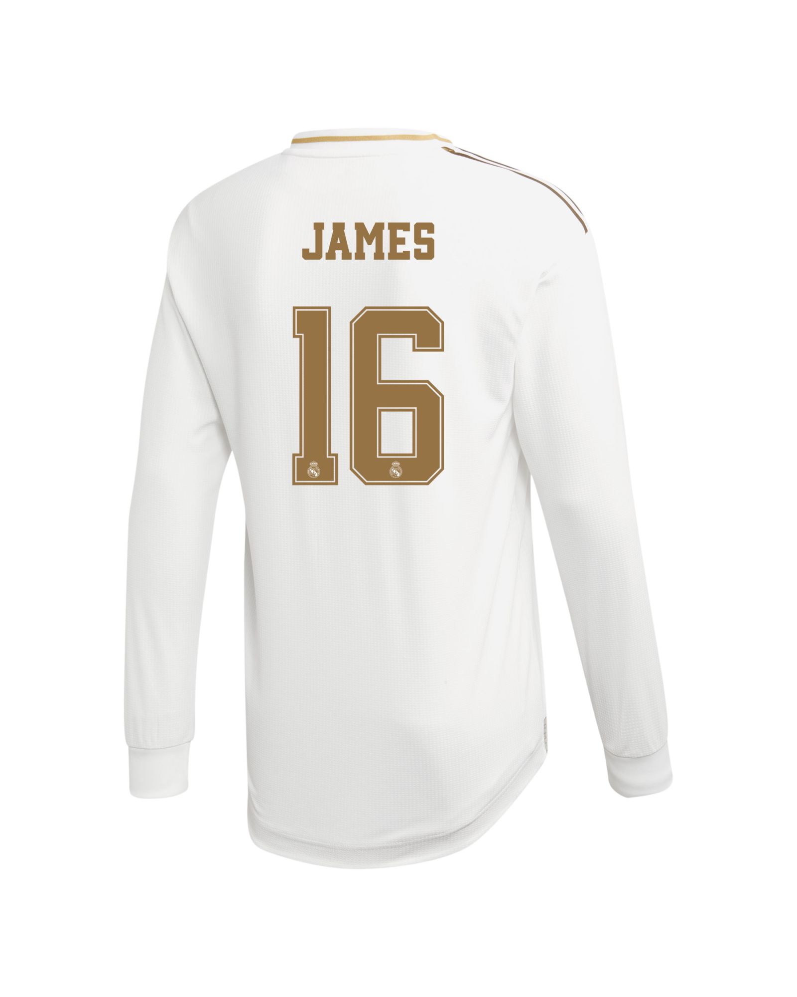 Camiseta 1ª Real Madrid 2019/2020 Manga Larga Authentic James - Fútbol Factory