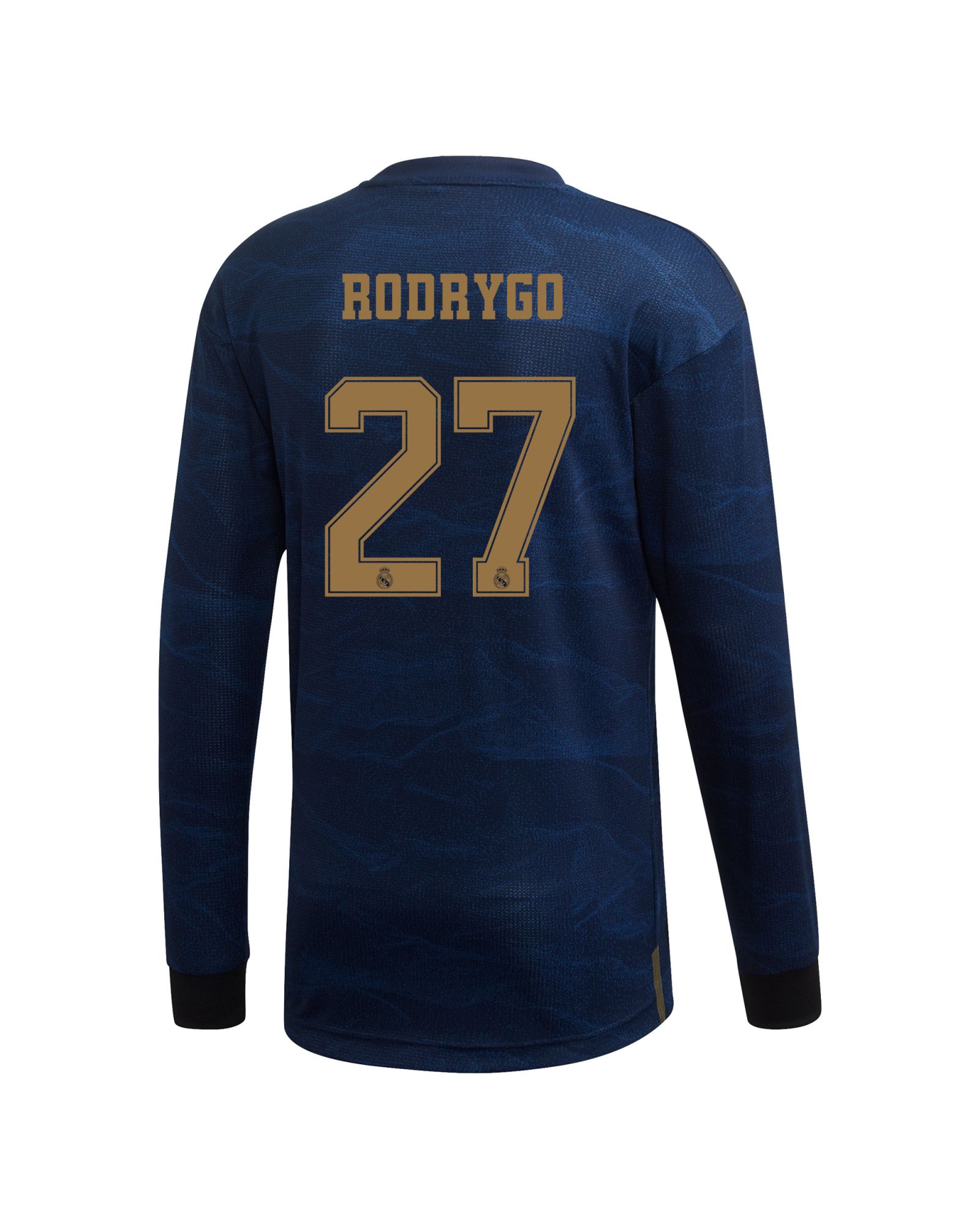 Camiseta 2ª Real Madrid 2019/2020 Manga Larga Authentic Rodrygo - Fútbol Factory