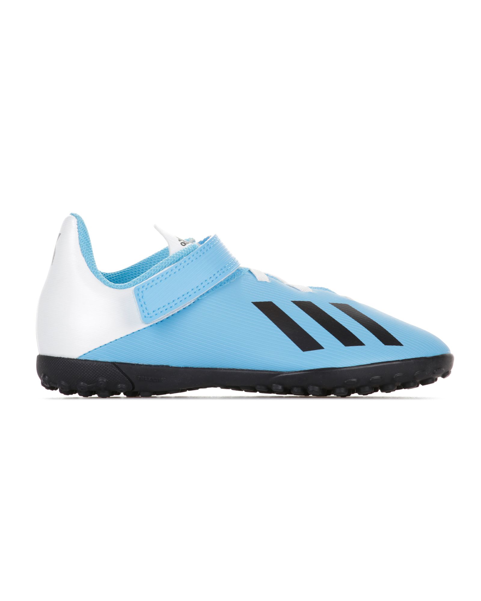 Botas de Fútbol X 19.4 TF Velcro Infantil Azul