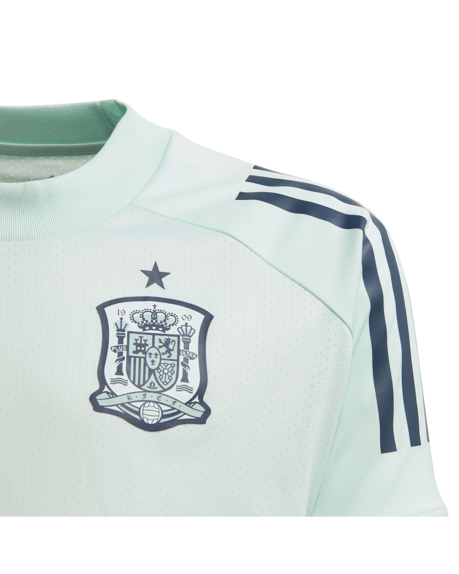 Camiseta Oficial de Training España Eurocopa 2021 Niño Verde Menta