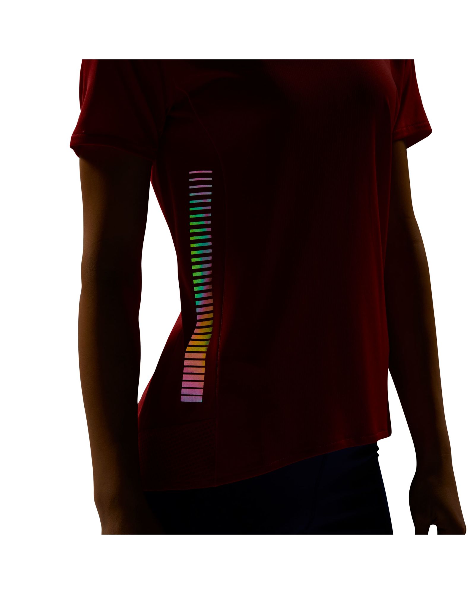 Camiseta de Running 25/7 Rise Up N Run Parley Mujer Rojo - Fútbol Factory