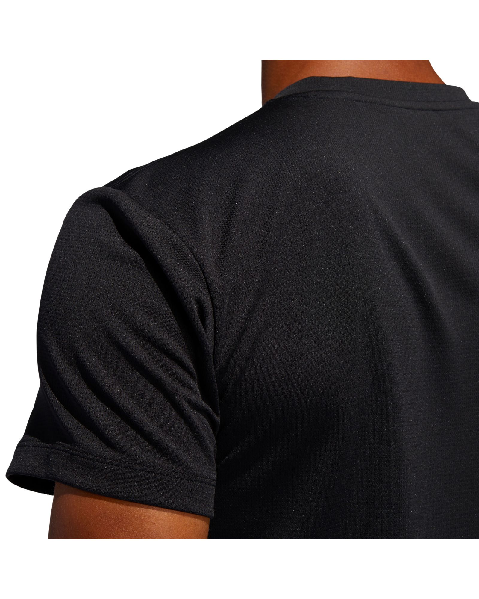 Camiseta de Training AEROREADY Tres Bandas Negro - Fútbol Factory