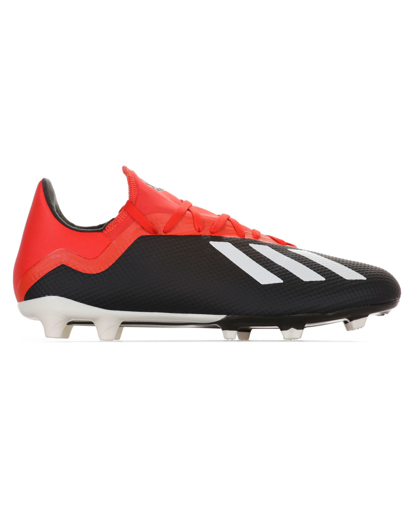 Botas de Fútbol X 18.3 Negro Rojo