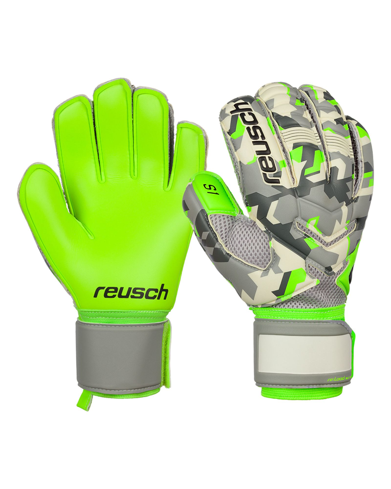 Guantes Reload Prime S1 Gris Verde - Fútbol Factory