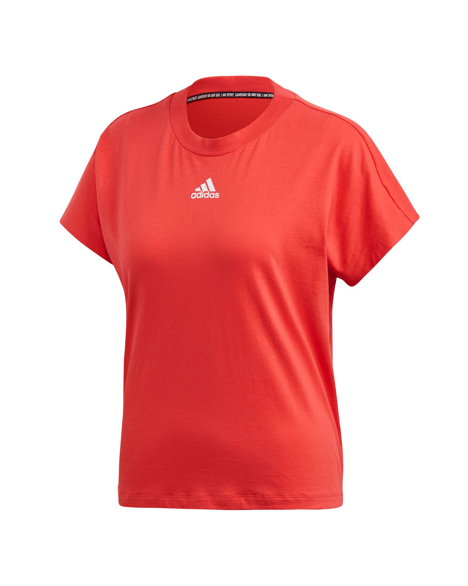 Camiseta de Paseo Must Haves Tres Bandas Mujer Rojo - Fútbol Factory