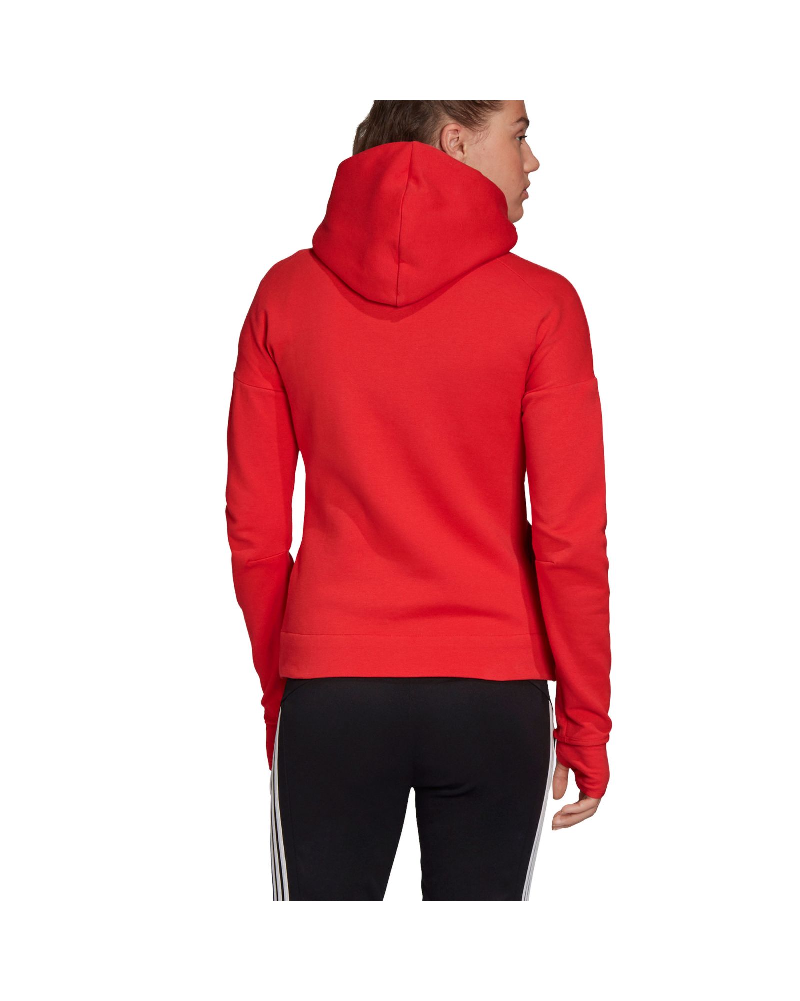 Chaqueta con Capucha de Paseo ZNE Mujer Rojo - Fútbol Factory