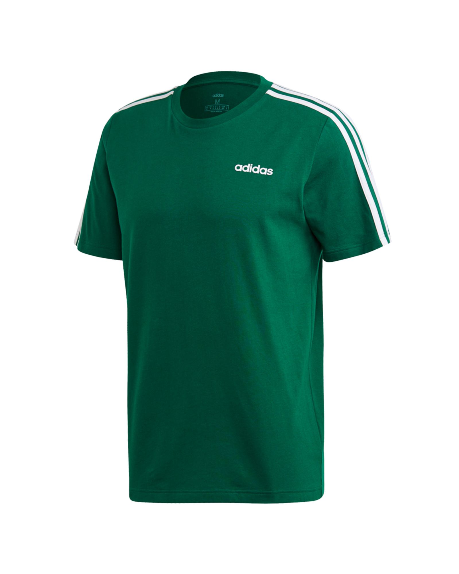 Camiseta de Paseo Essentials Tres Bandas Verde - Fútbol Factory