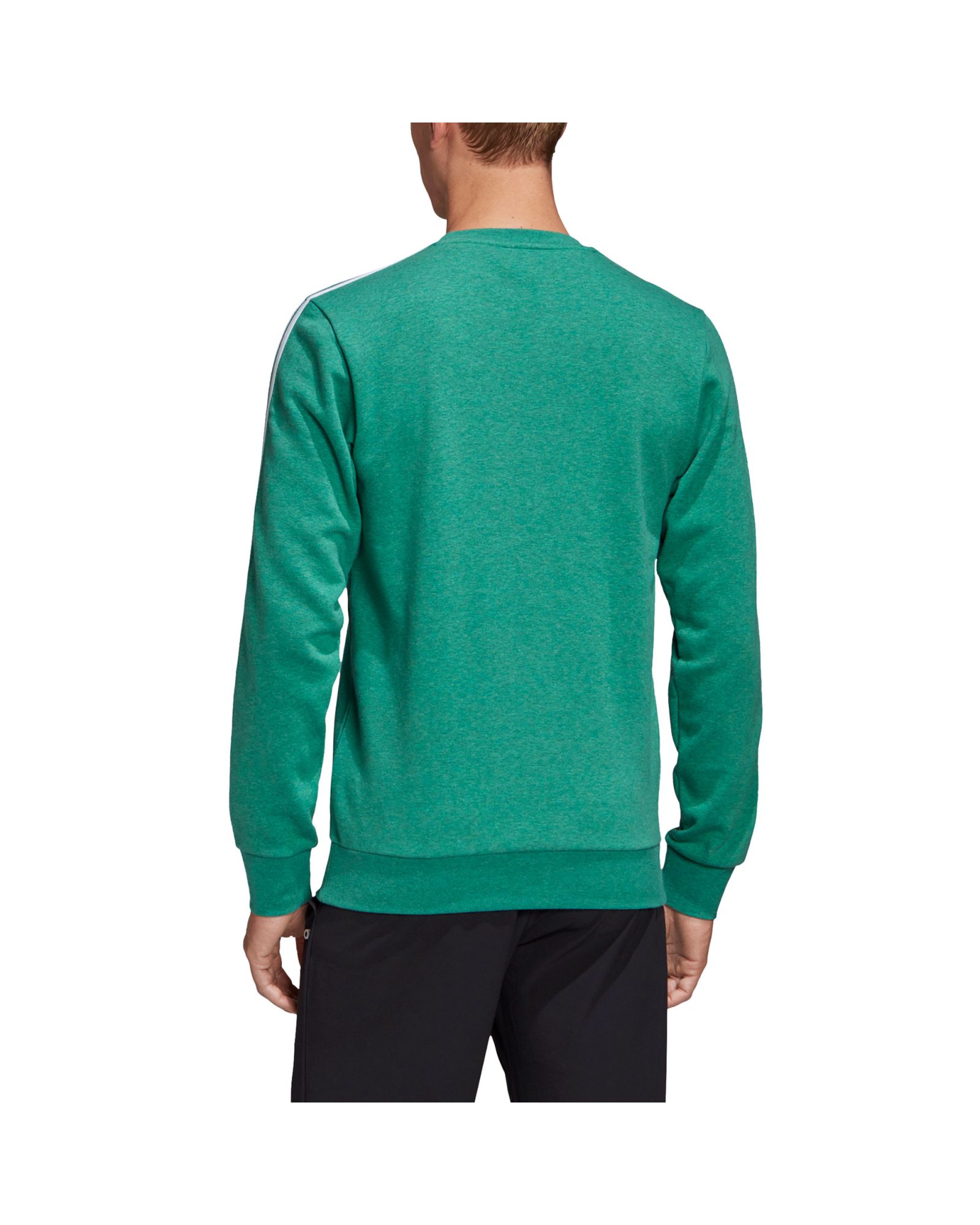 Sudadera de Paseo Essentials Tres Bandas Verde - Fútbol Factory