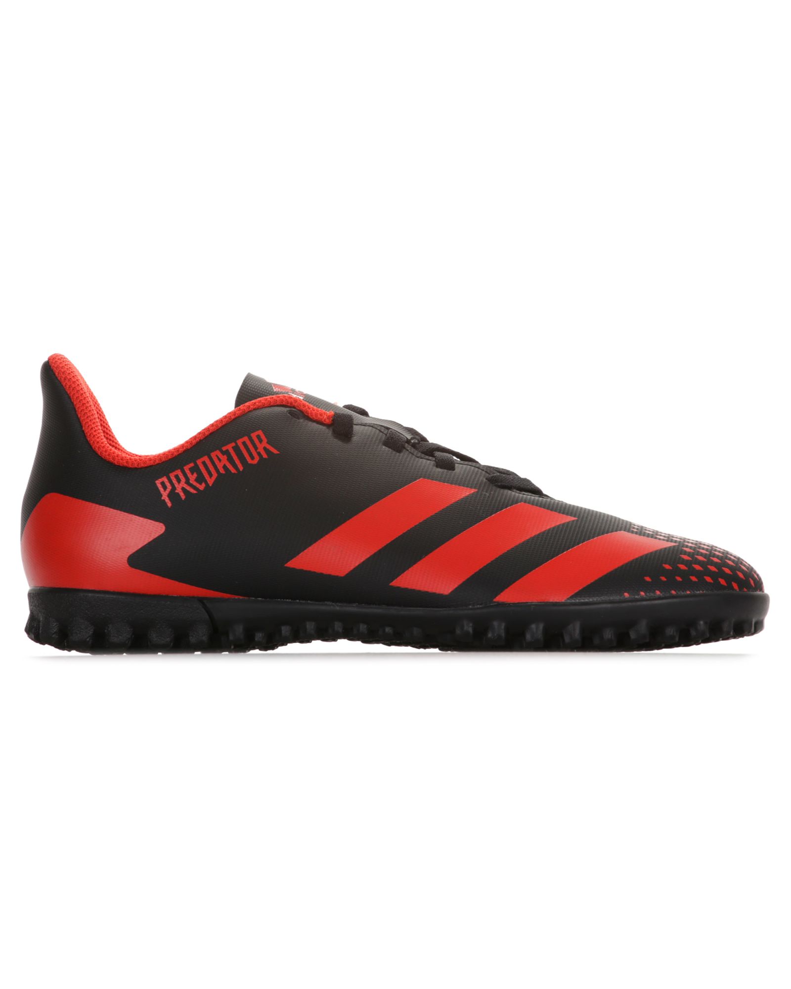 Botas de Fútbol adidas Predator 20.4 TF Junior Negro Rojo - Fútbol Factory