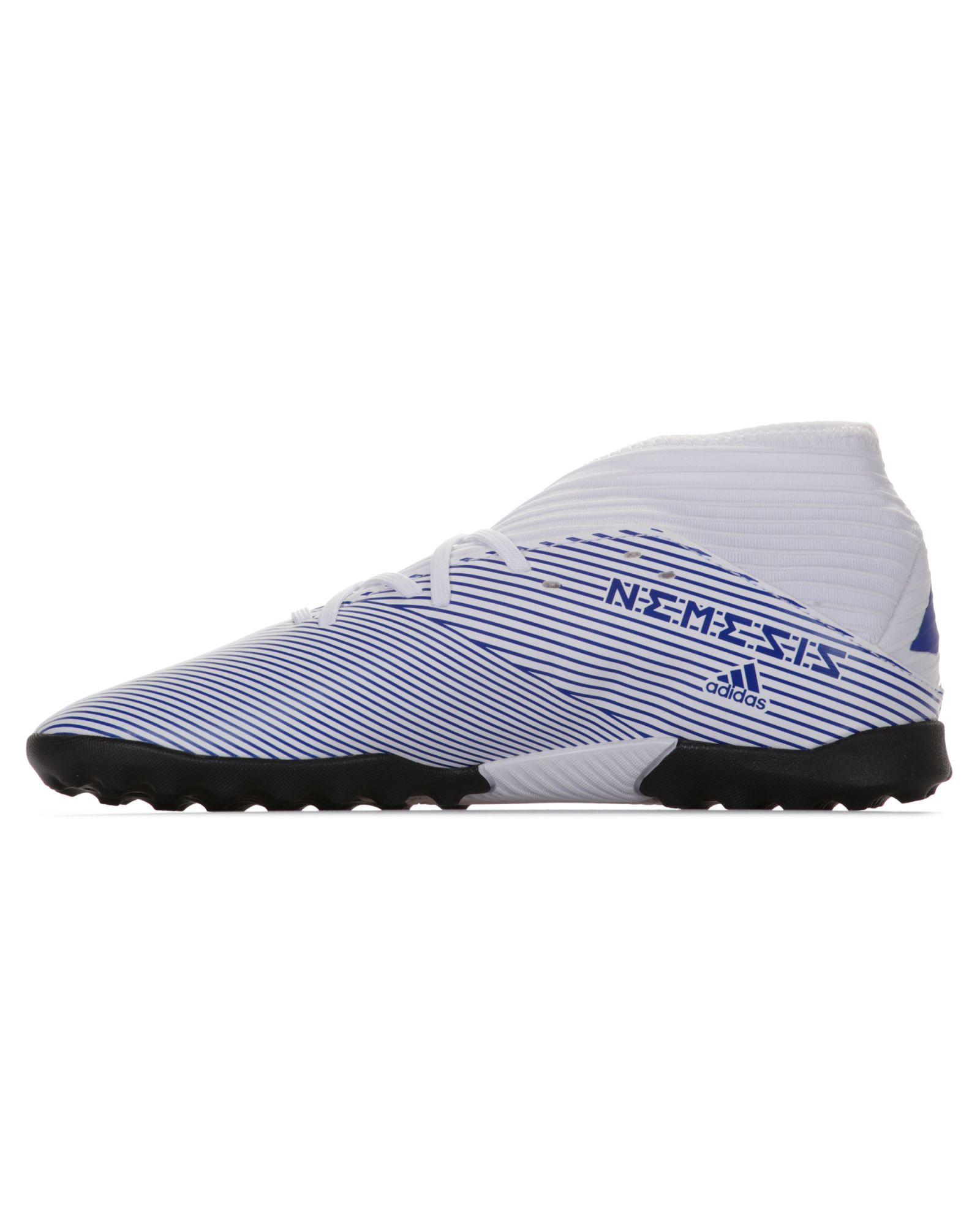 Botas de fútbol adidas Nemeziz 19.3 TF Blanco Azul - Fútbol Factory