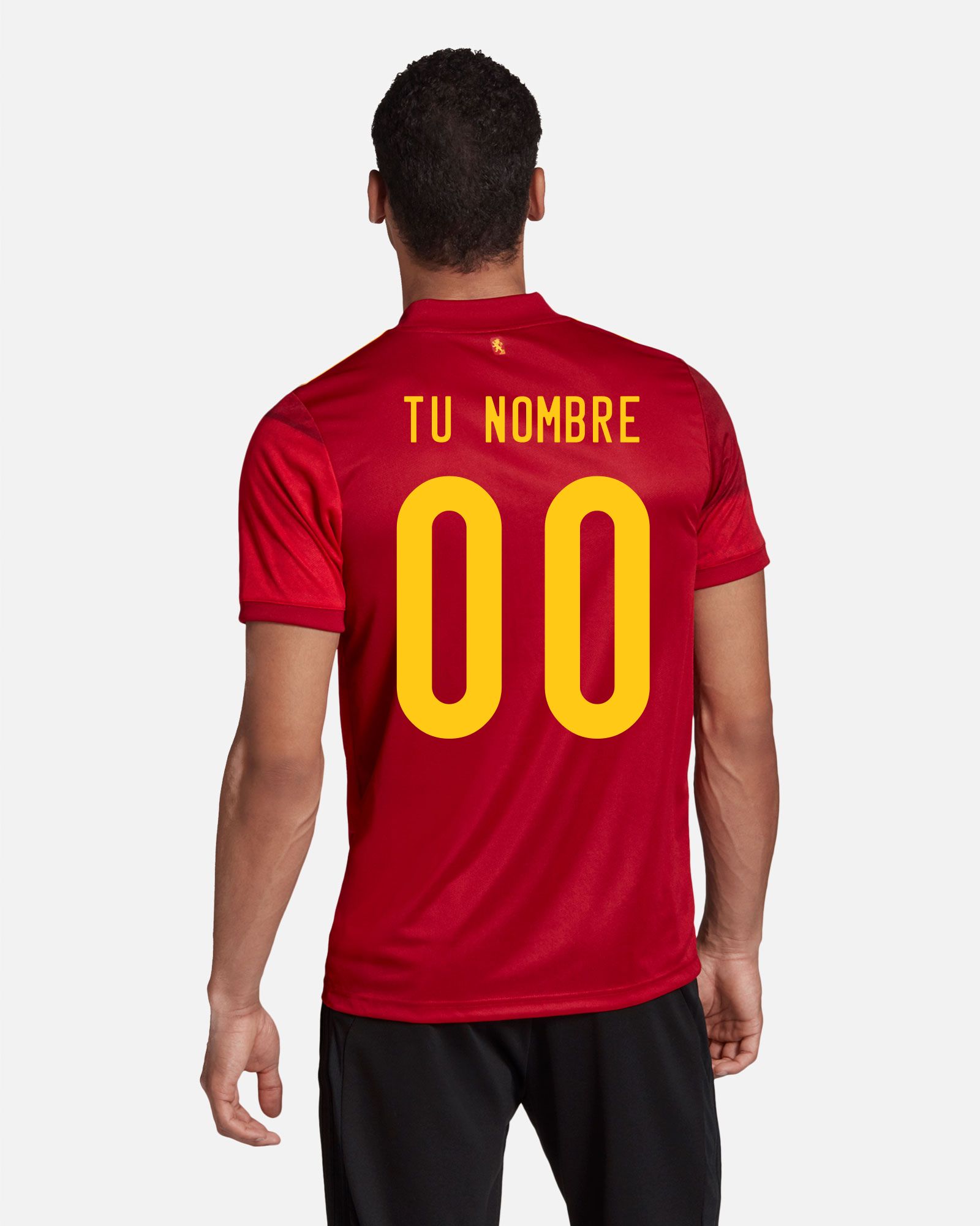 Camiseta seleccion española personalizada