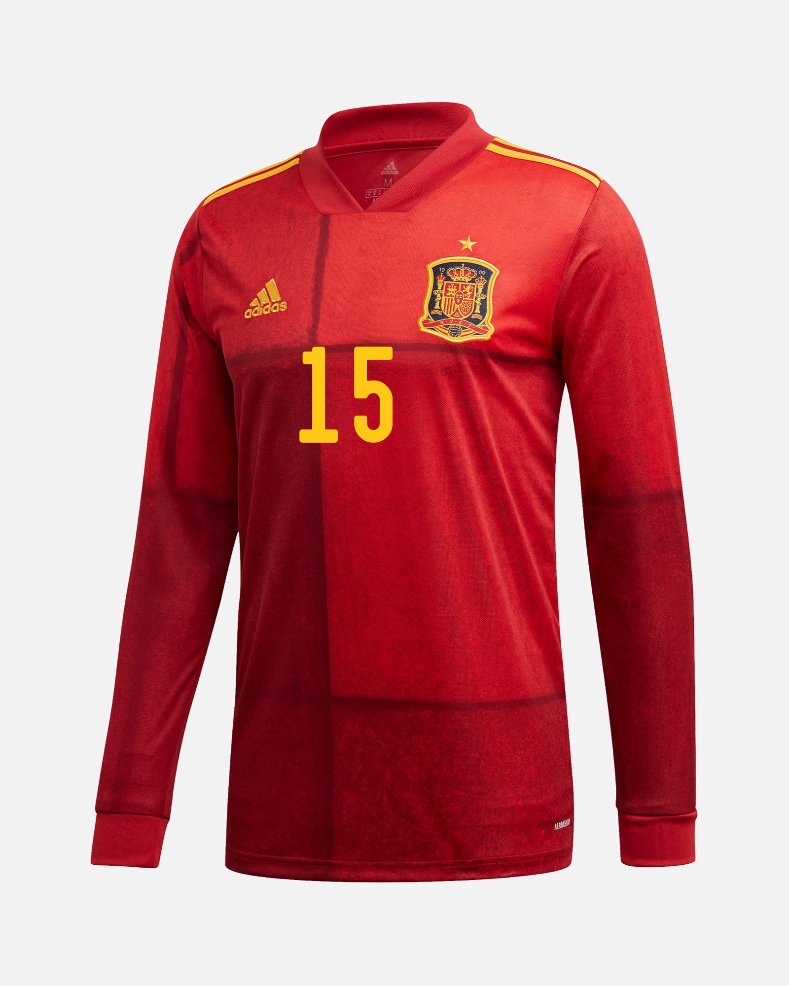 Camiseta 1ª España EURO 2021 Manga Larga Sergio Ramos - Fútbol Factory