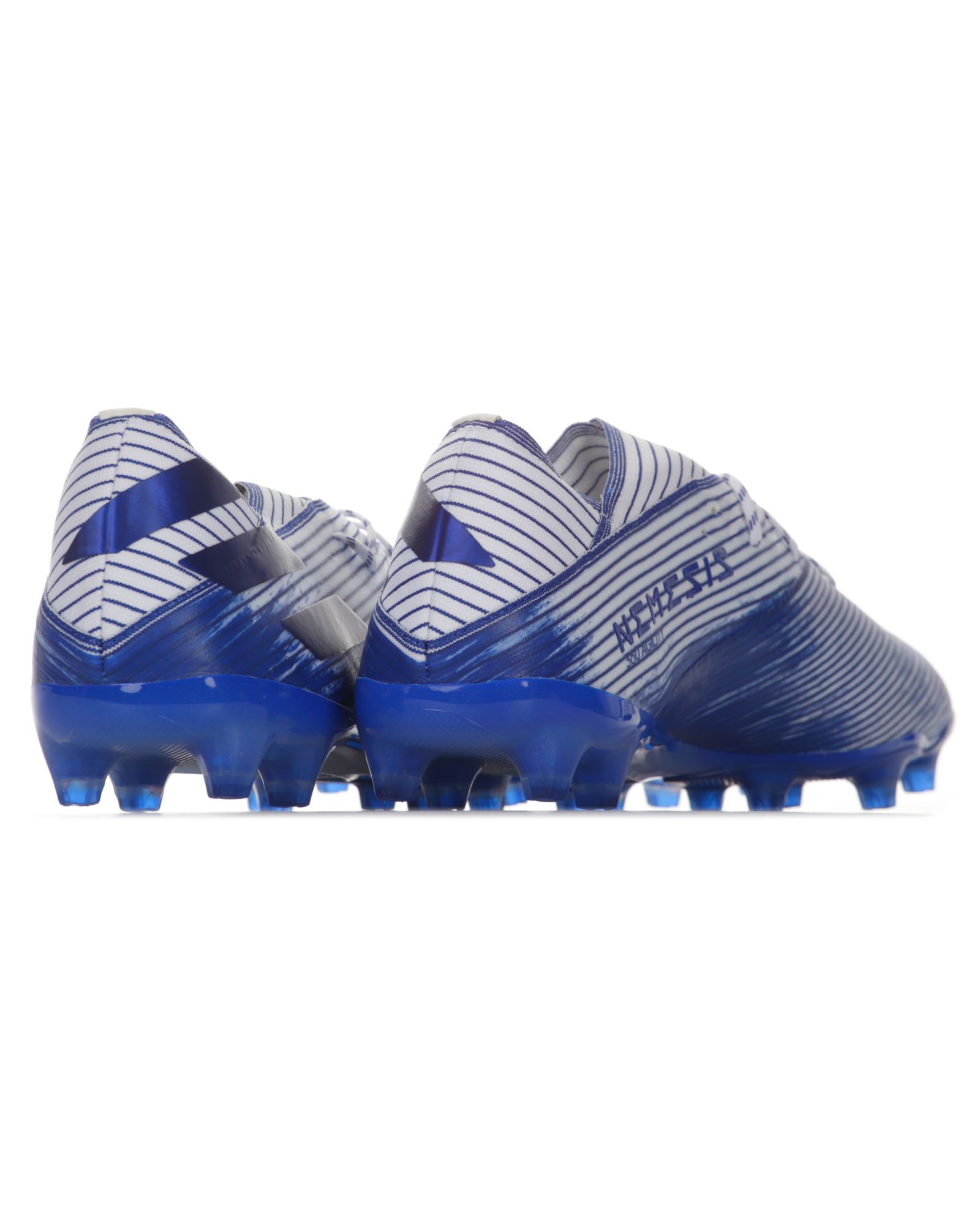 Botas de fútbol adidas Nemeziz 19.1 AG Blanco Azul - Fútbol Factory