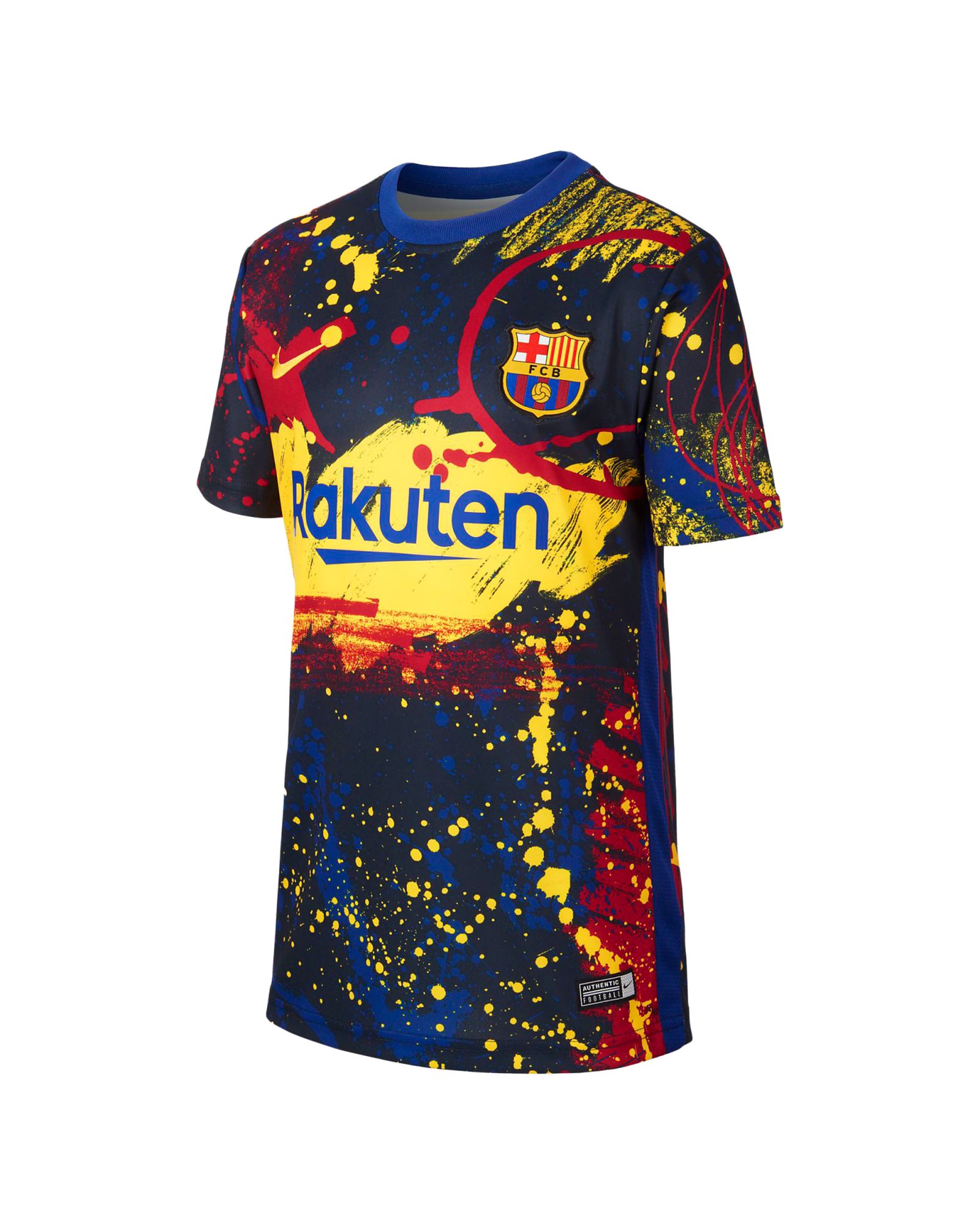 Camiseta Pre-Match FC Barcelona 2019/2020 Dri-FIT Junior Marino - Fútbol Factory