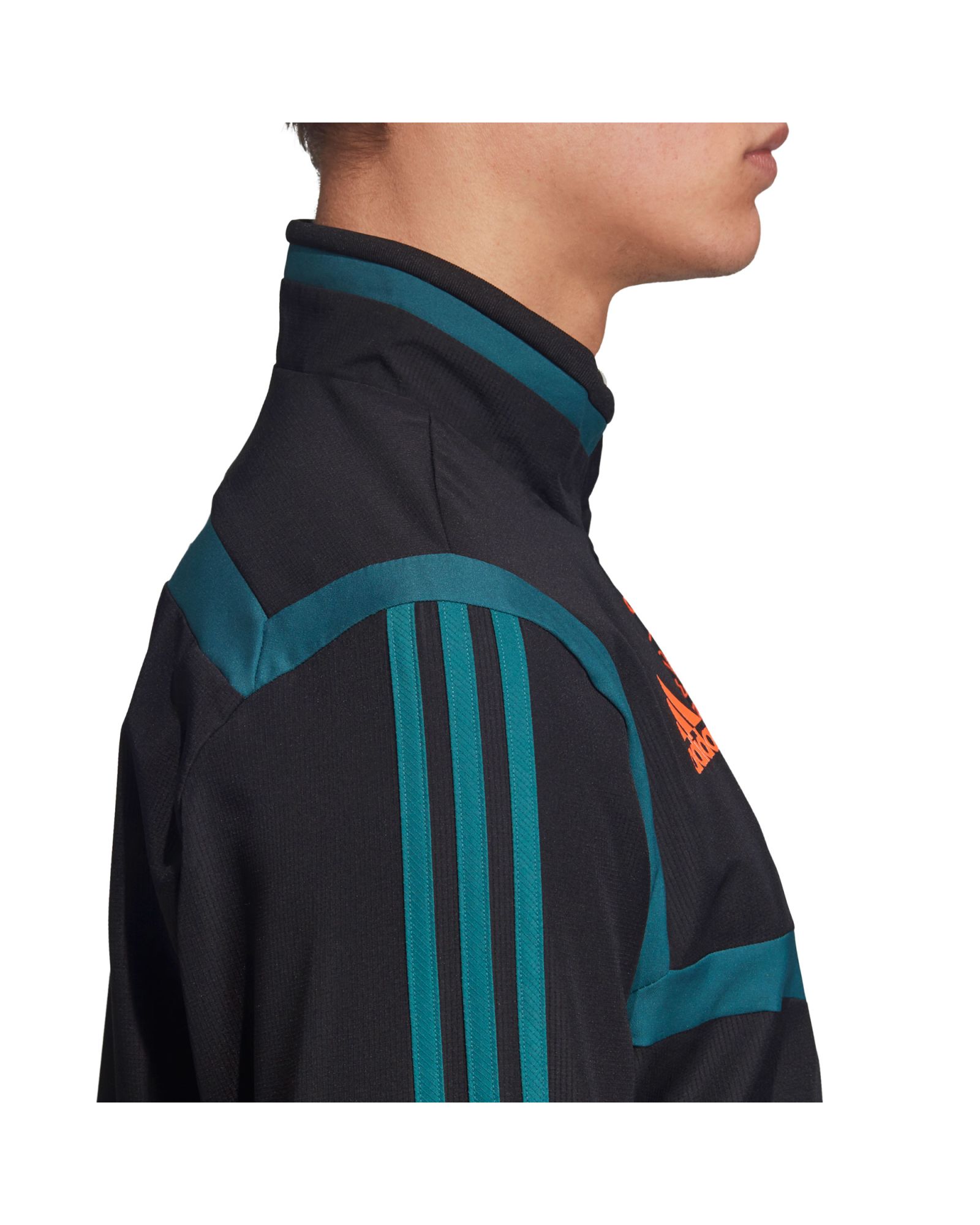 Chaqueta de Prepartido Ajax 2019/2020 Negro - Fútbol Factory